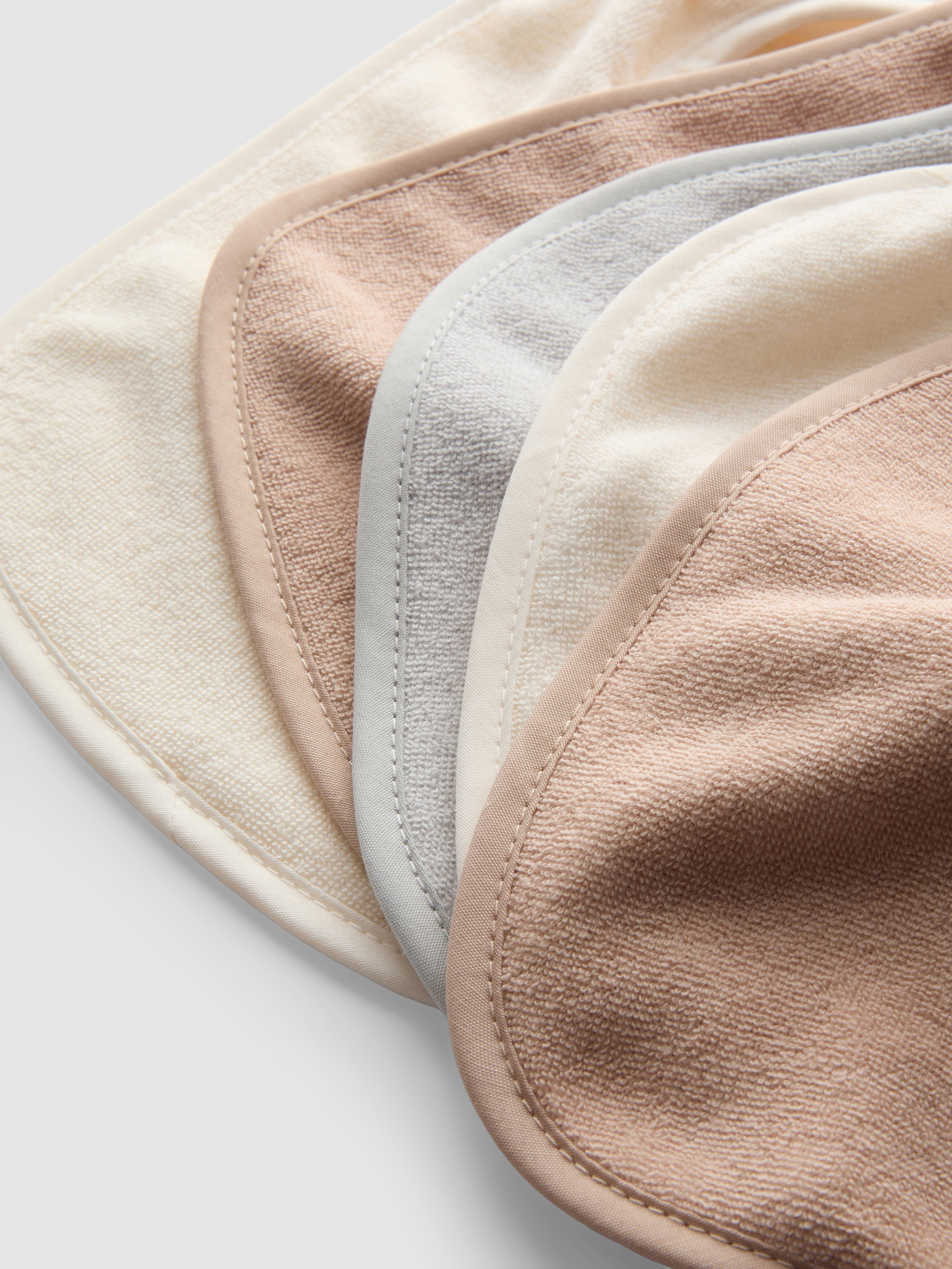 5pk Cotton-Rich Bibs