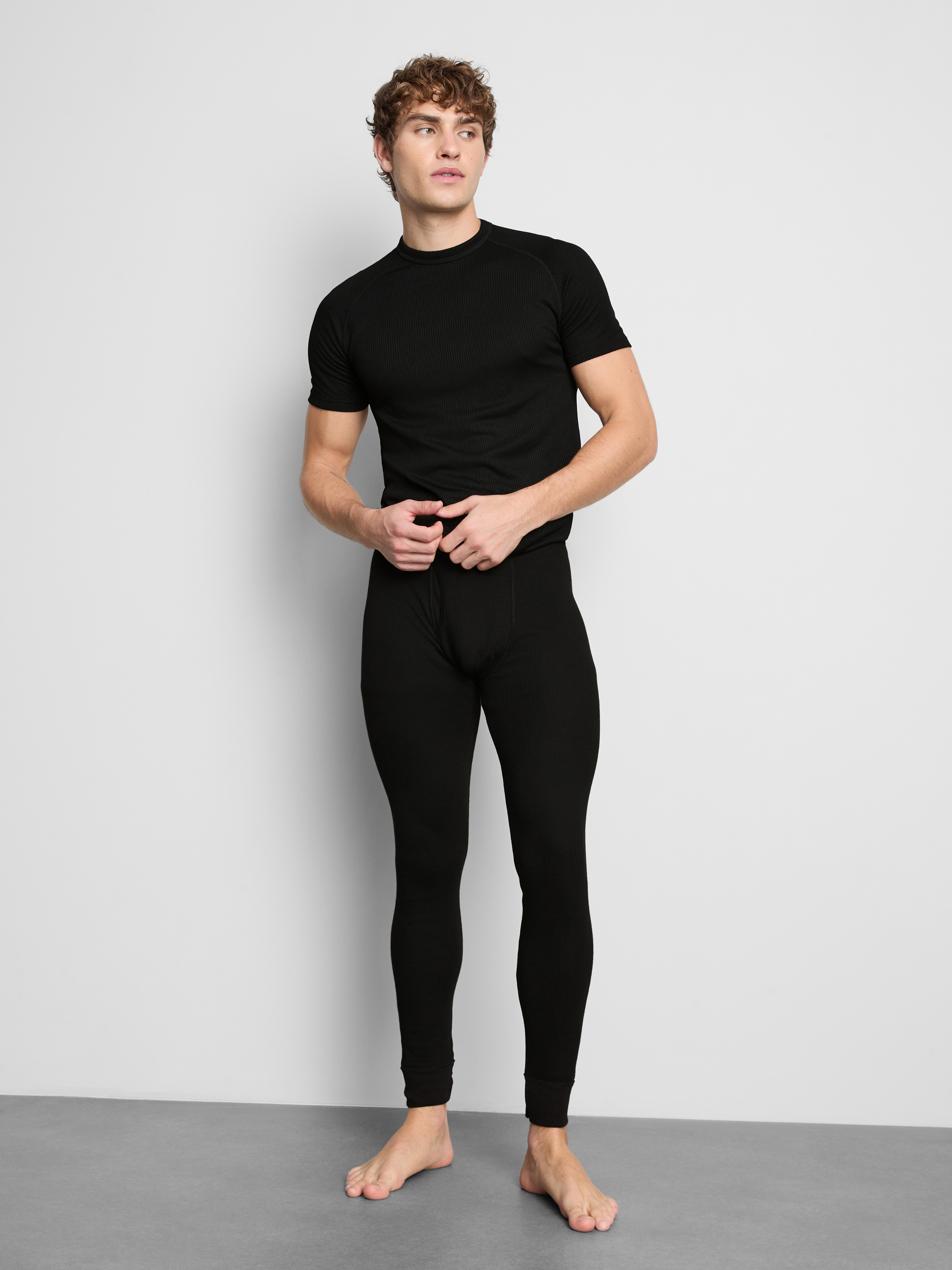 Heat IQ Warm Ribbed Thermal Bottoms