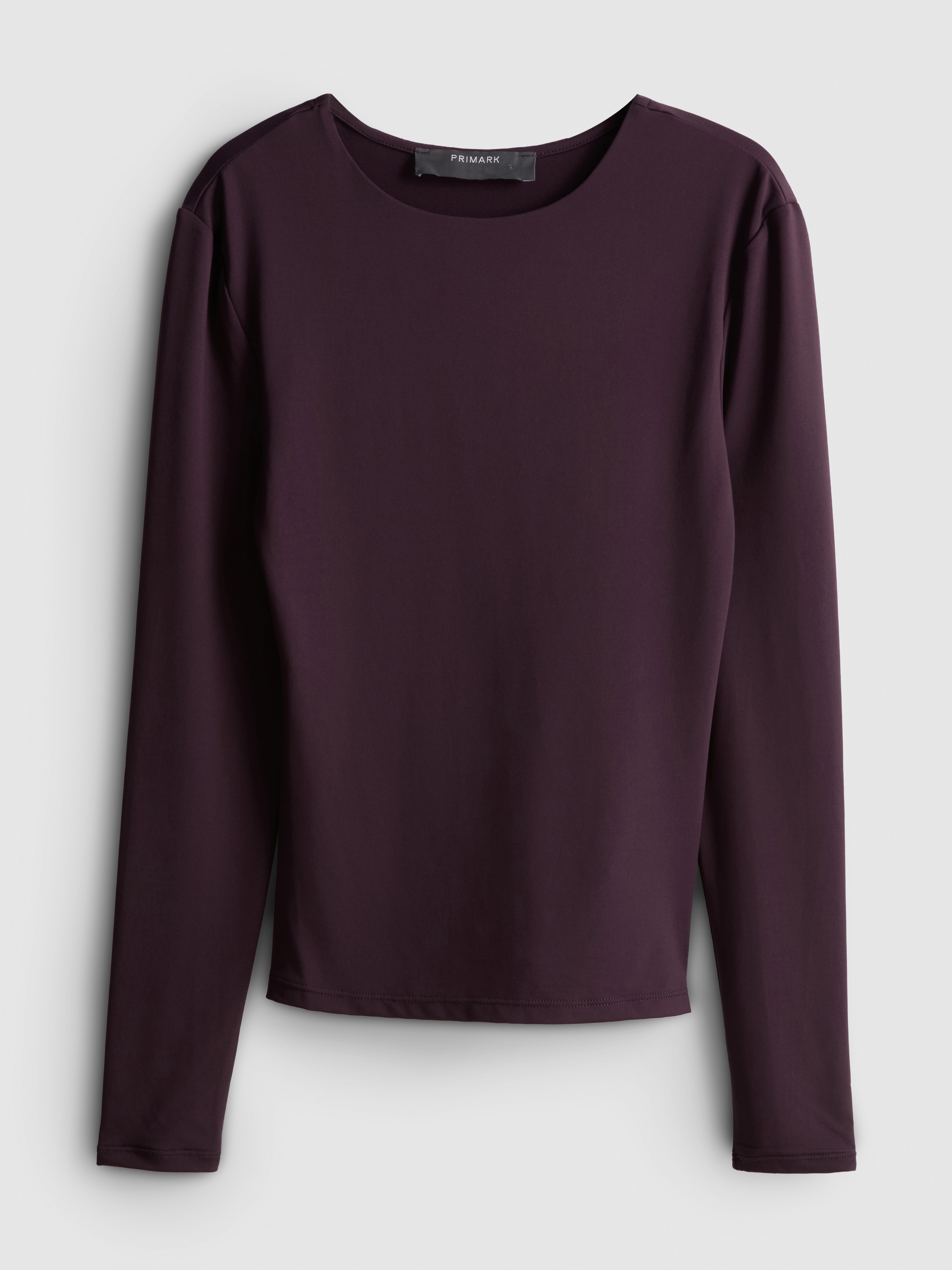 Second Skin Long-Sleeve Crewneck Top