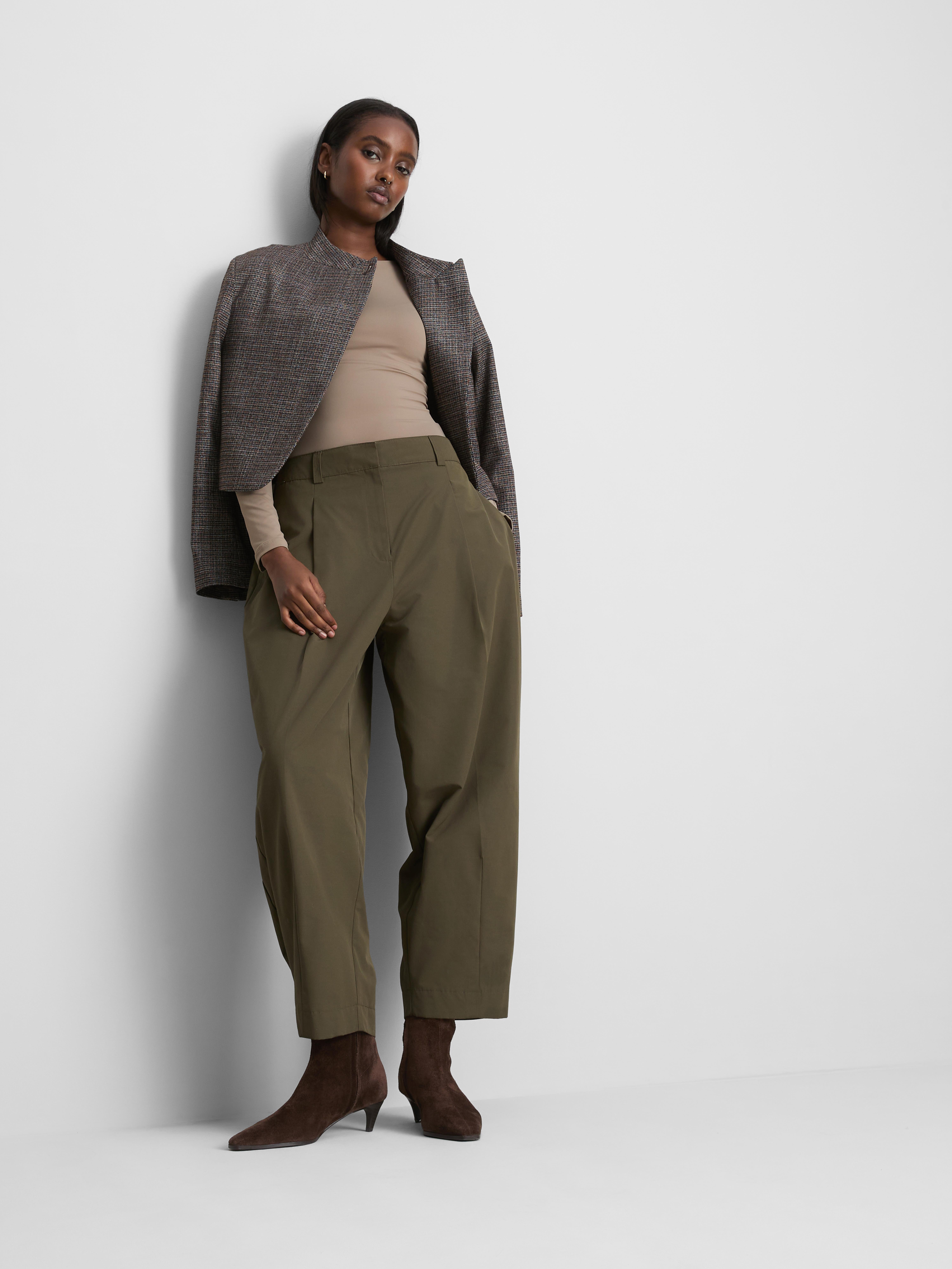Women's Taupe Second Skin Long-Sleeve Crewneck Top | Primark