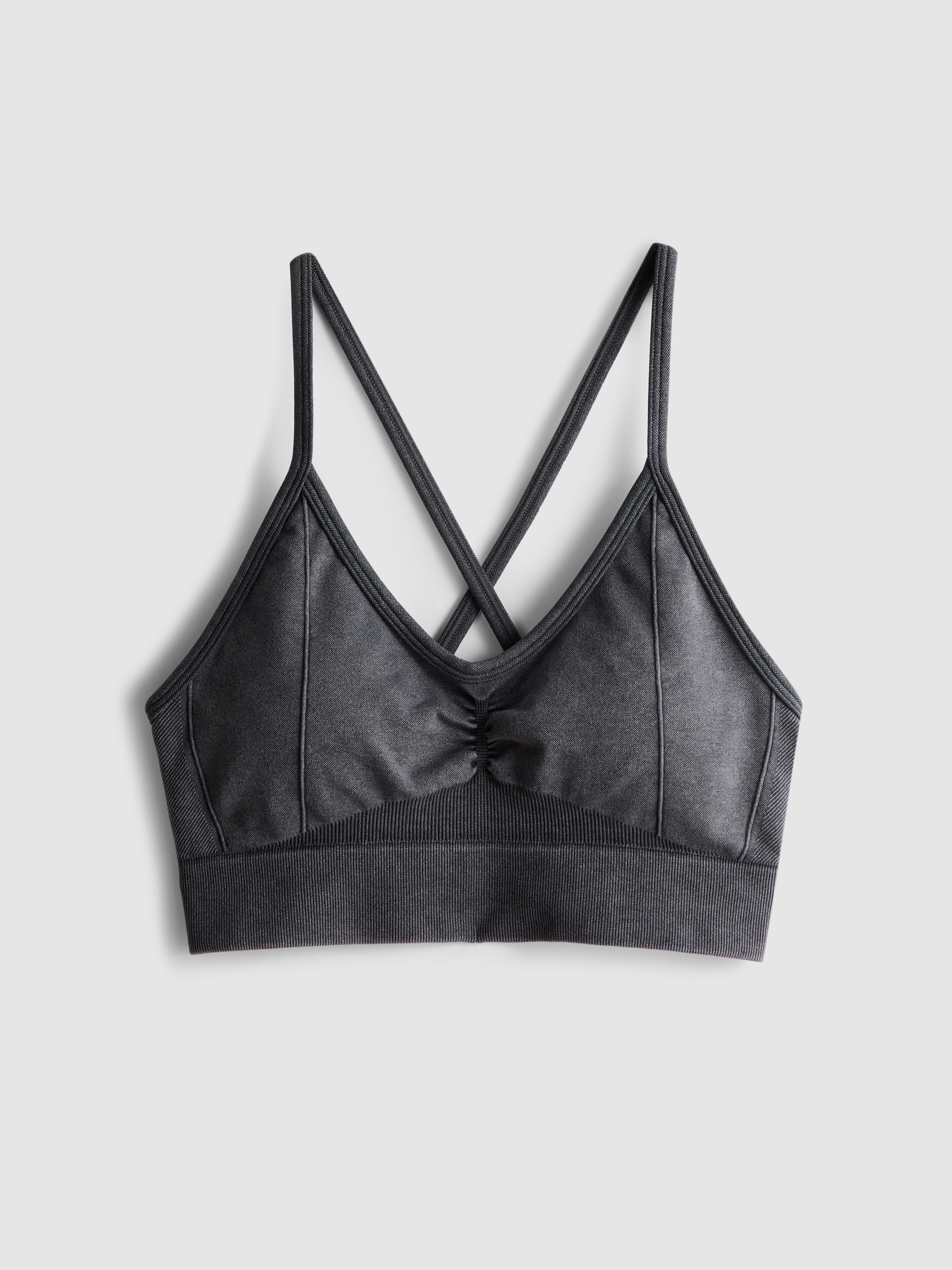 Seamless Acid Wash Active Crop Top