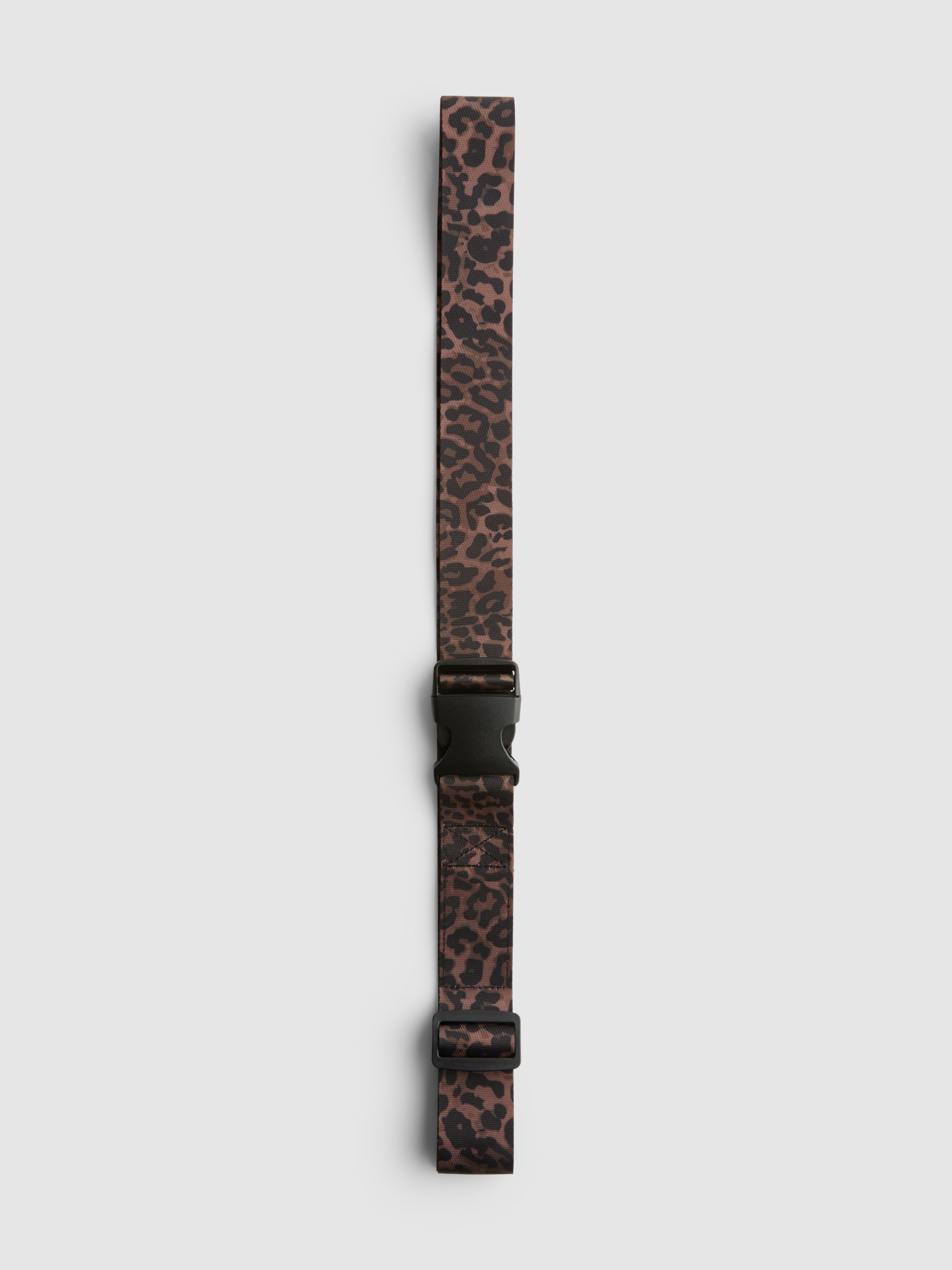 Animal-Print Luggage Strap