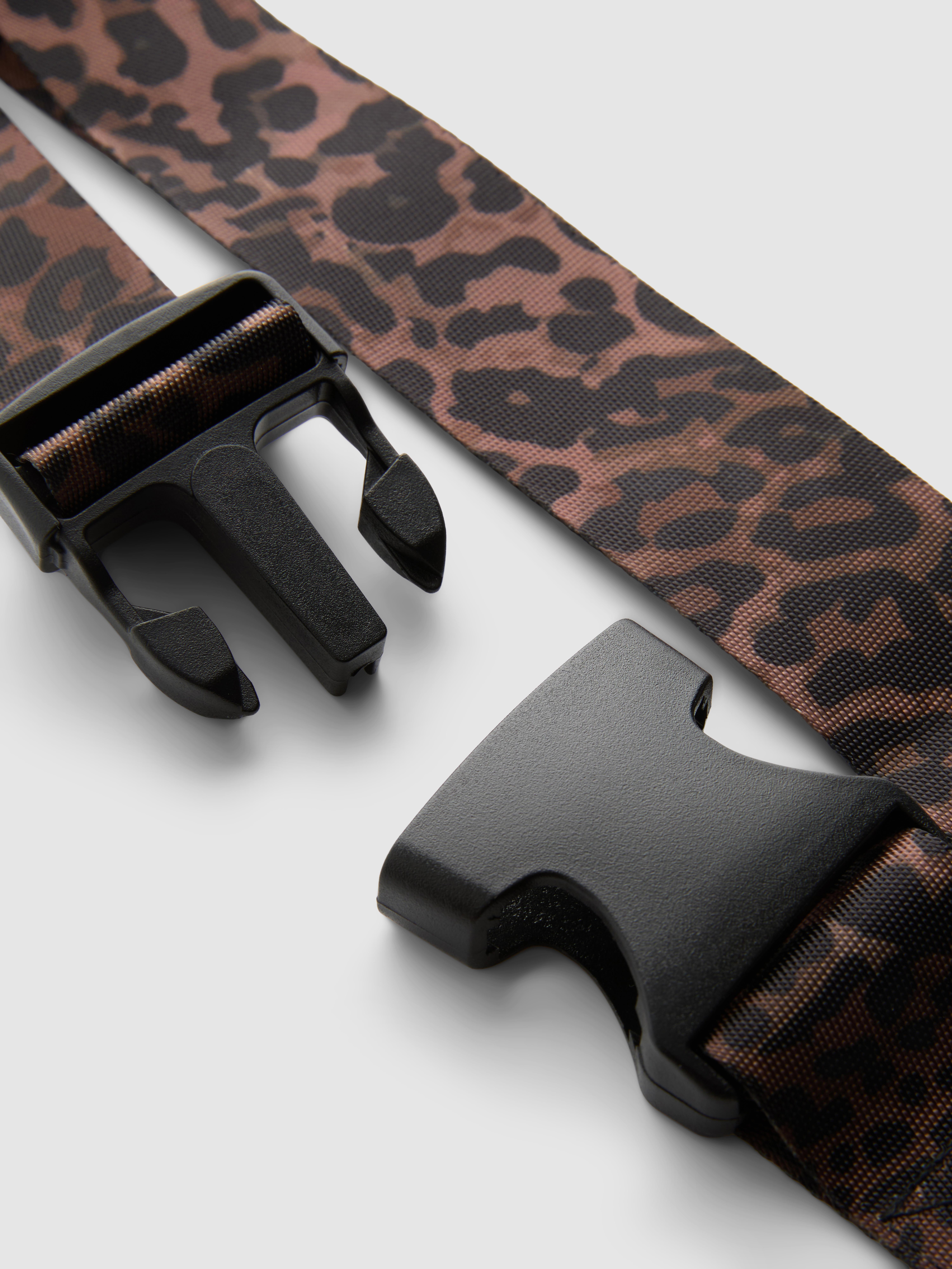 Animal-Print Luggage Strap