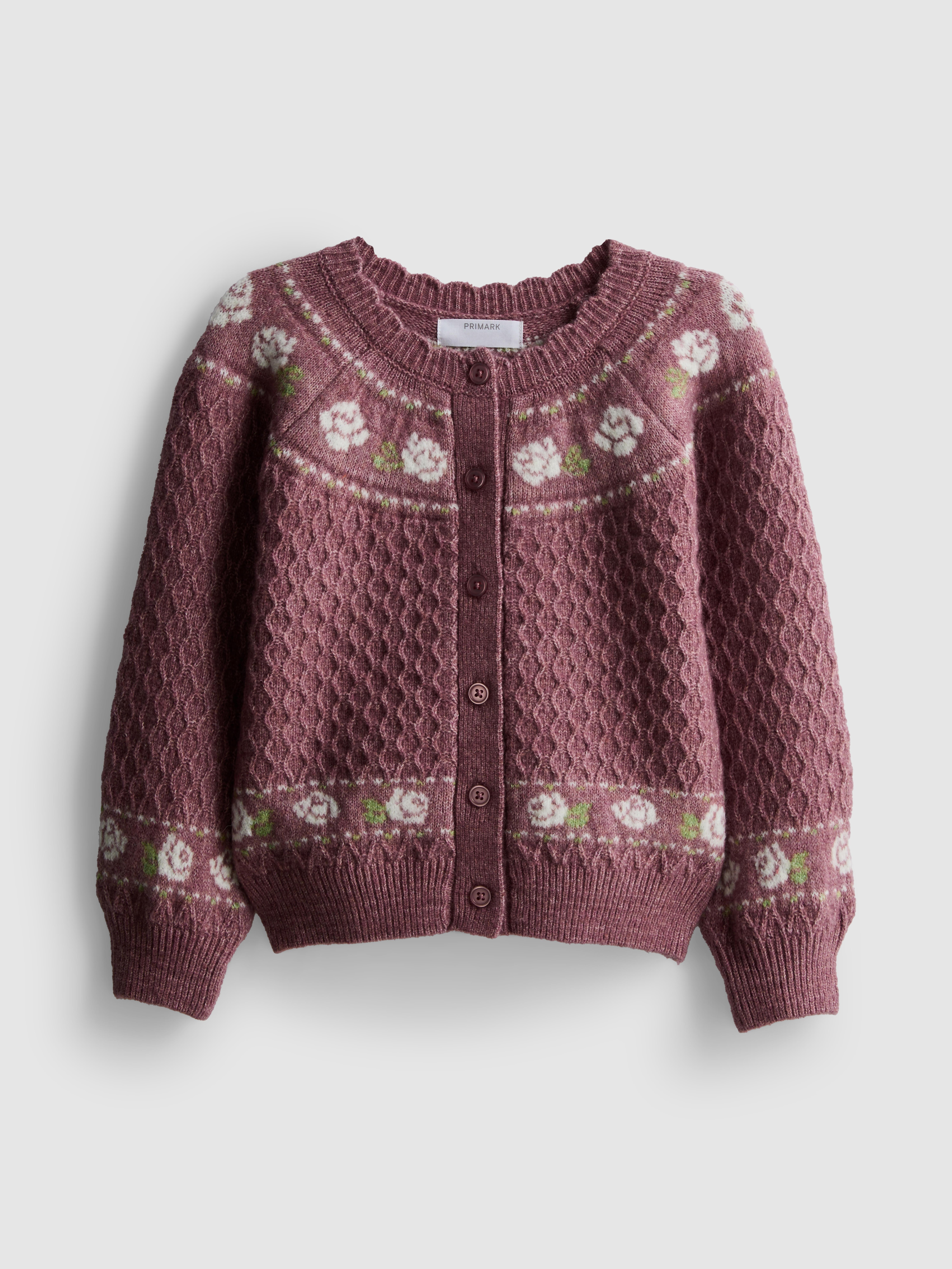 1-9yrs | Scallop-Trim Cardigan