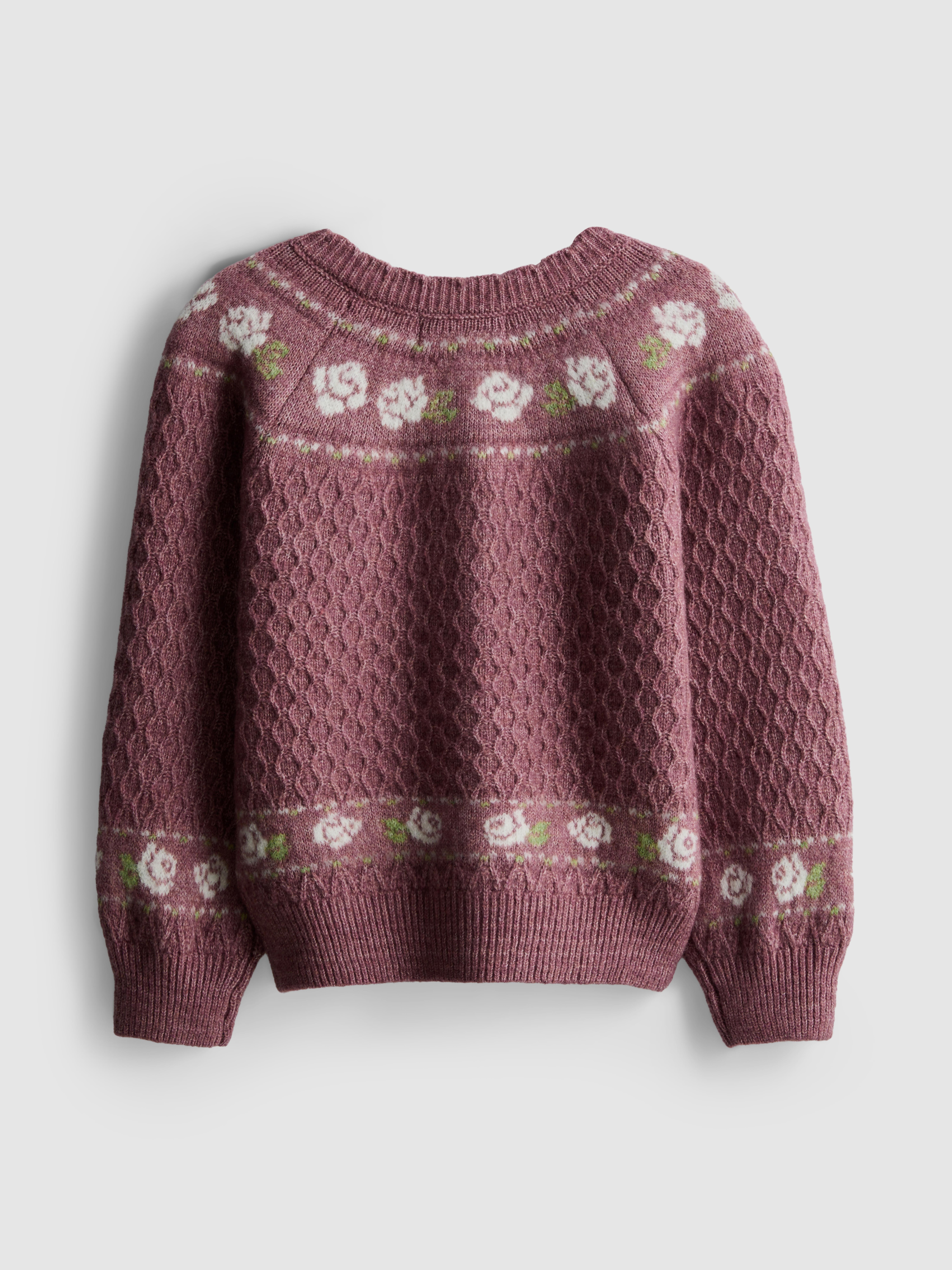 1-9yrs | Scallop-Trim Cardigan