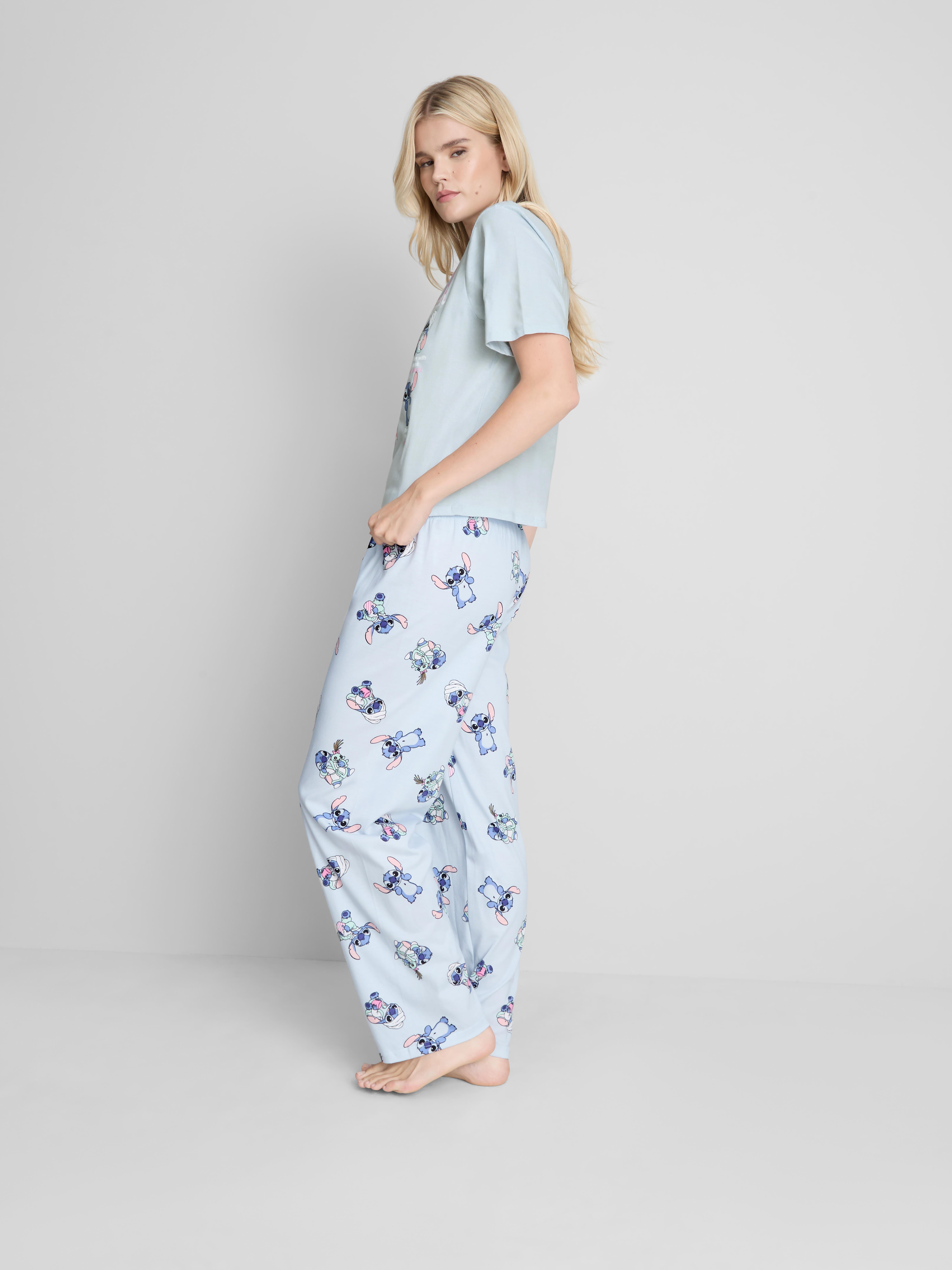 Disney's Stitch Pure Cotton Graphic Pajamas