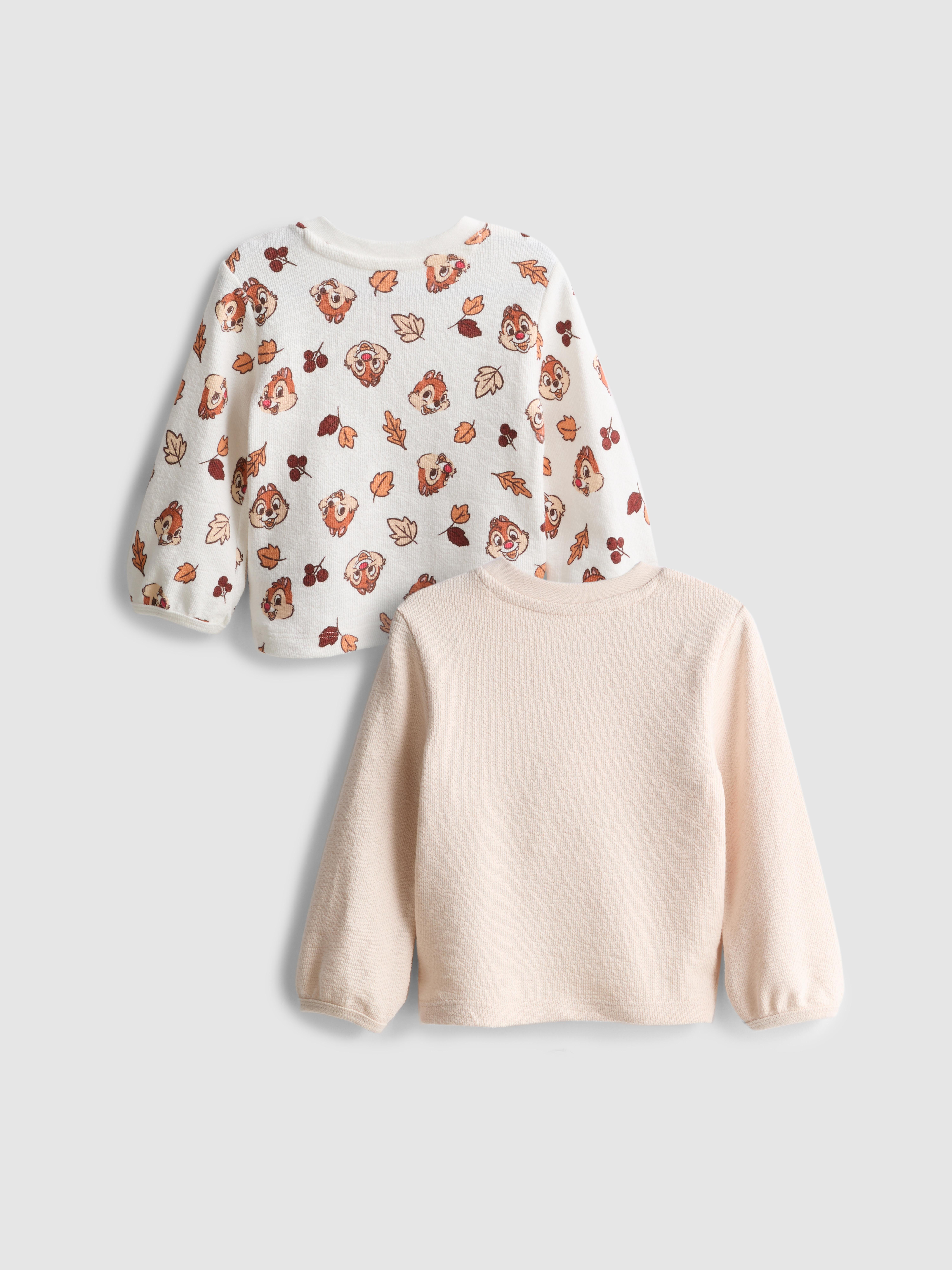 0-18mths | 2pk Disney’s Chip and Dale Sweatshirts