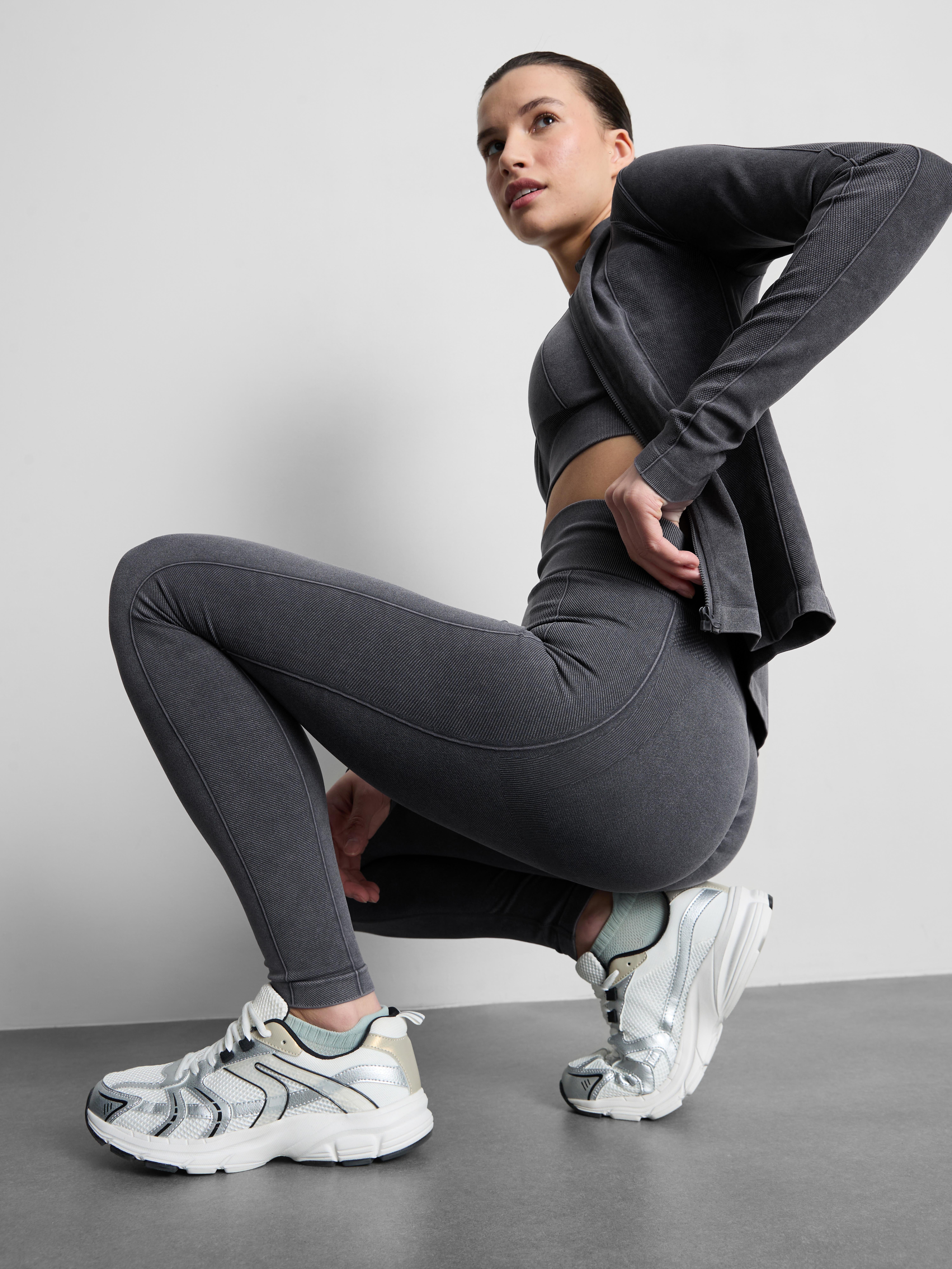 Seamless Acid Wash Active Leggings