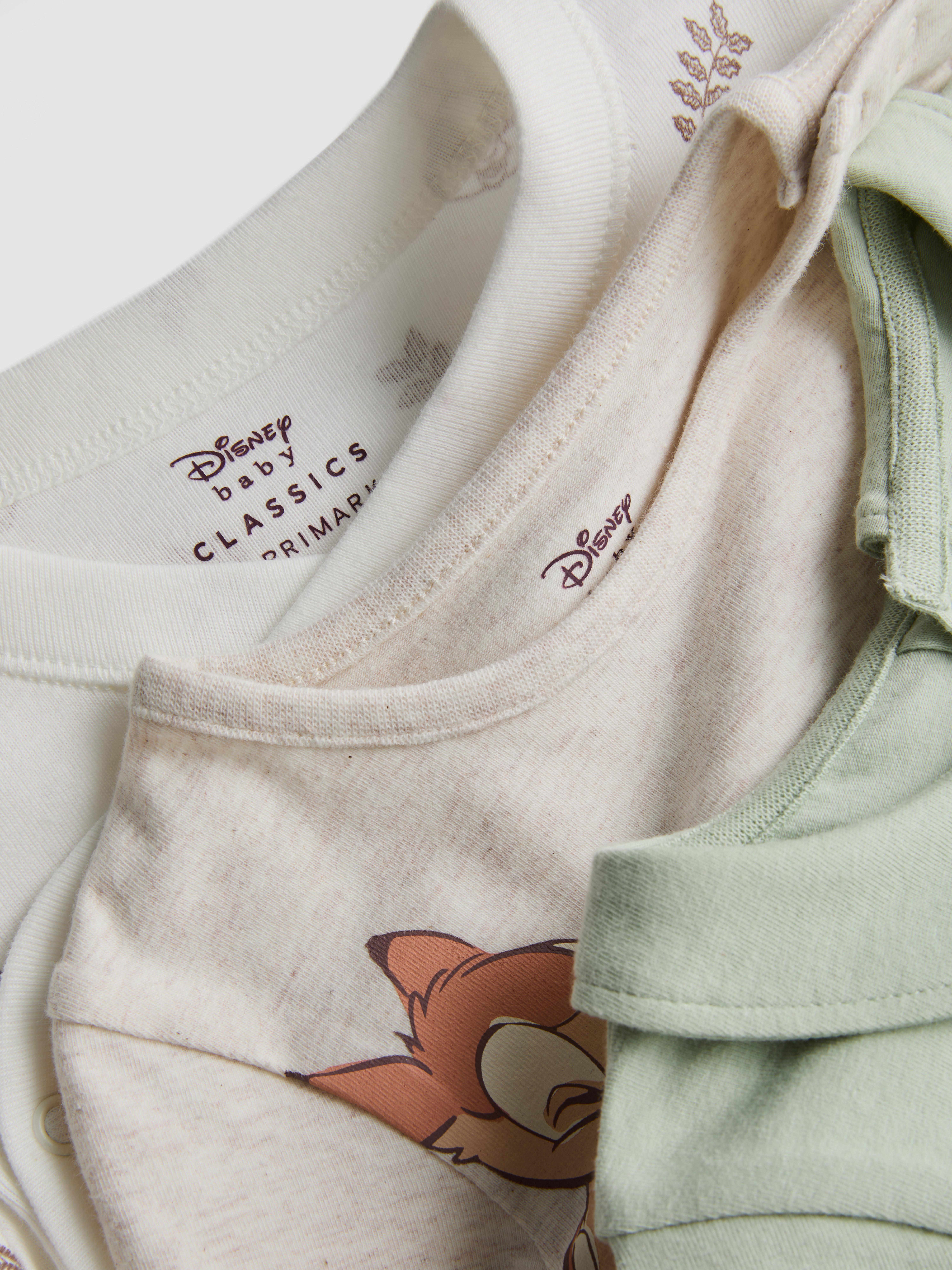 0-18mths | 3pk Disney's Bambi Long Sleeve Newborn Bodysuits