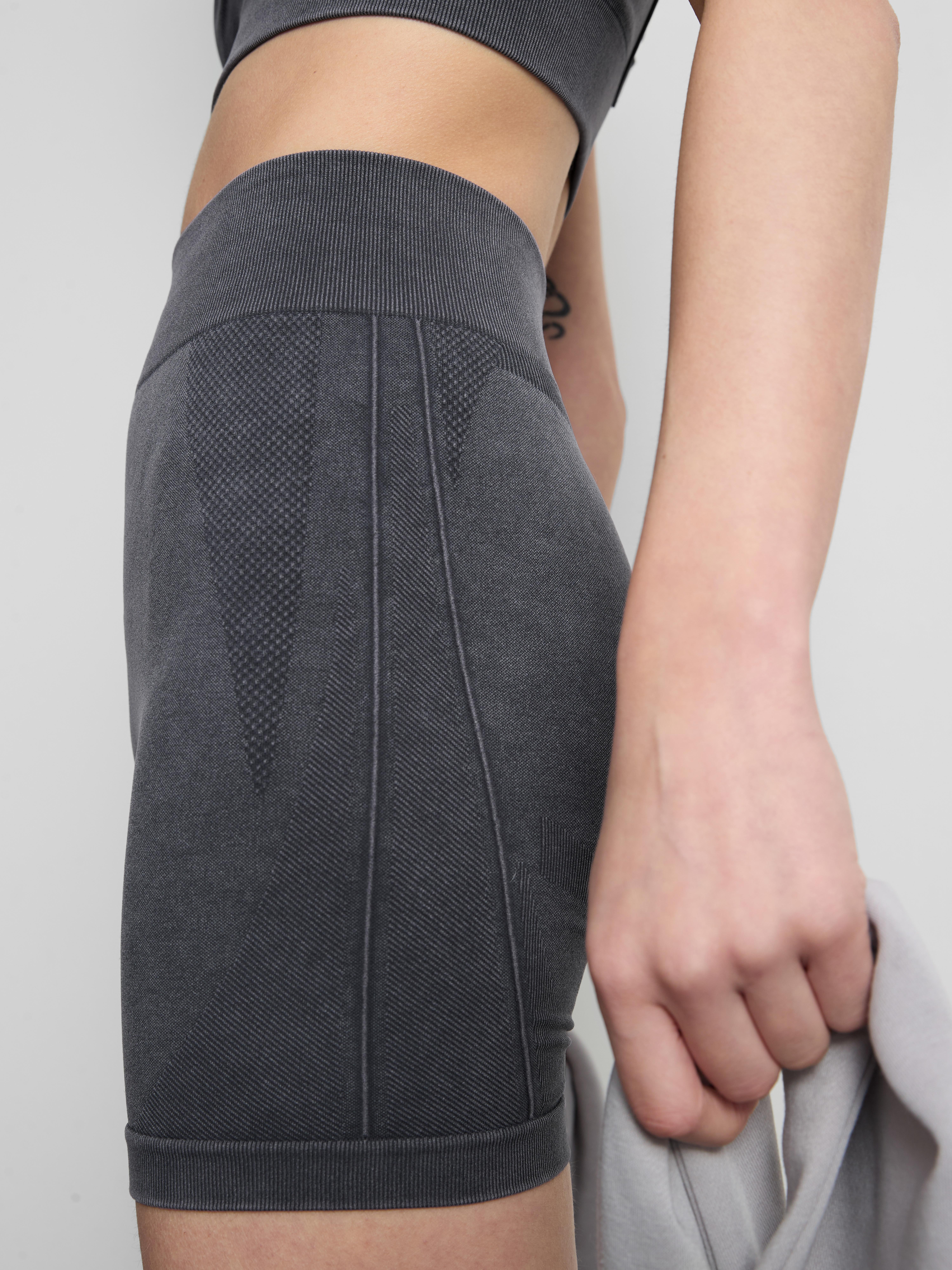 Seamless Acid Wash Active Shorts