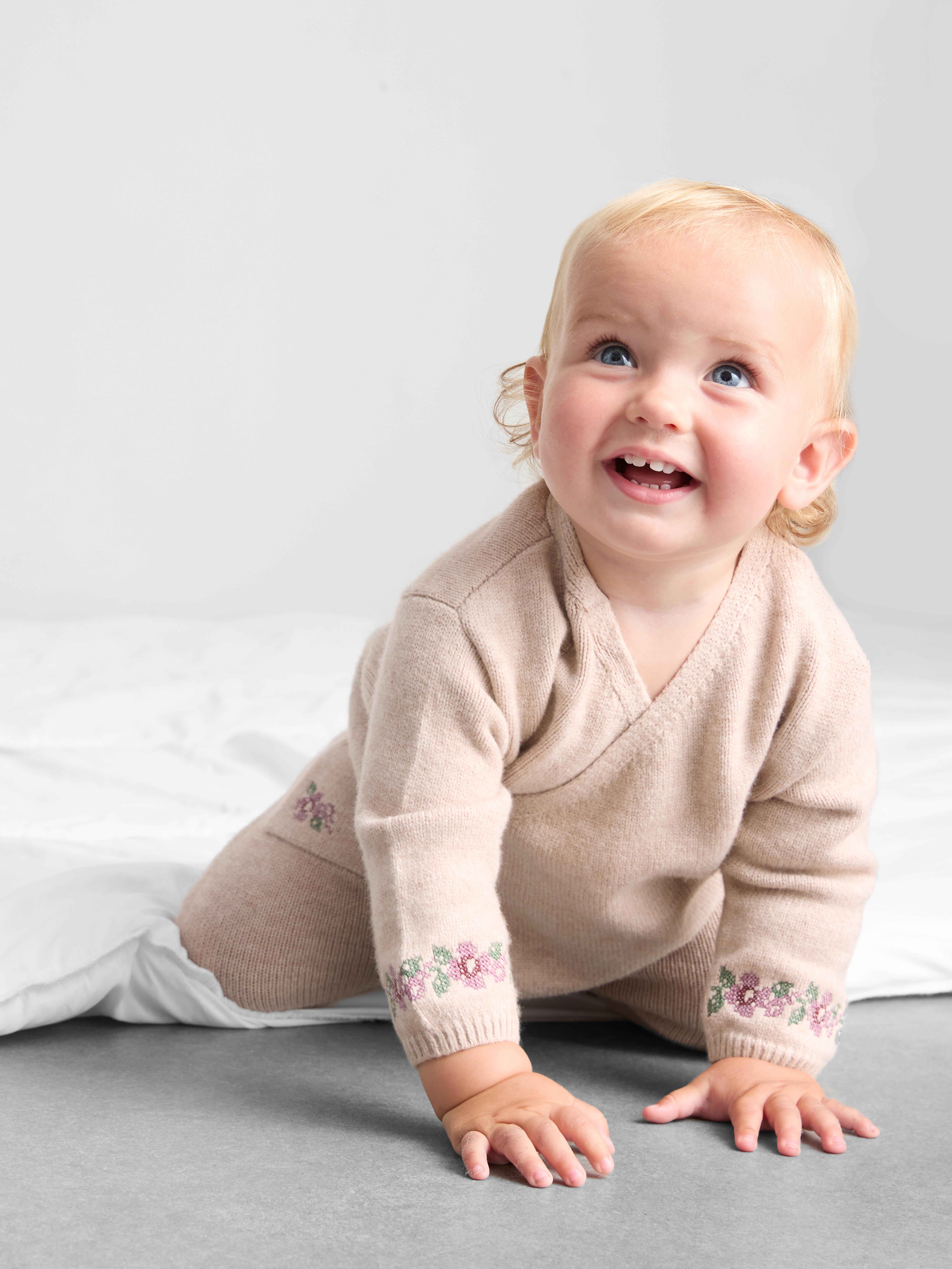 0-18mths | The Edit Wrap Sweater and Knit Leggings Newborn Set