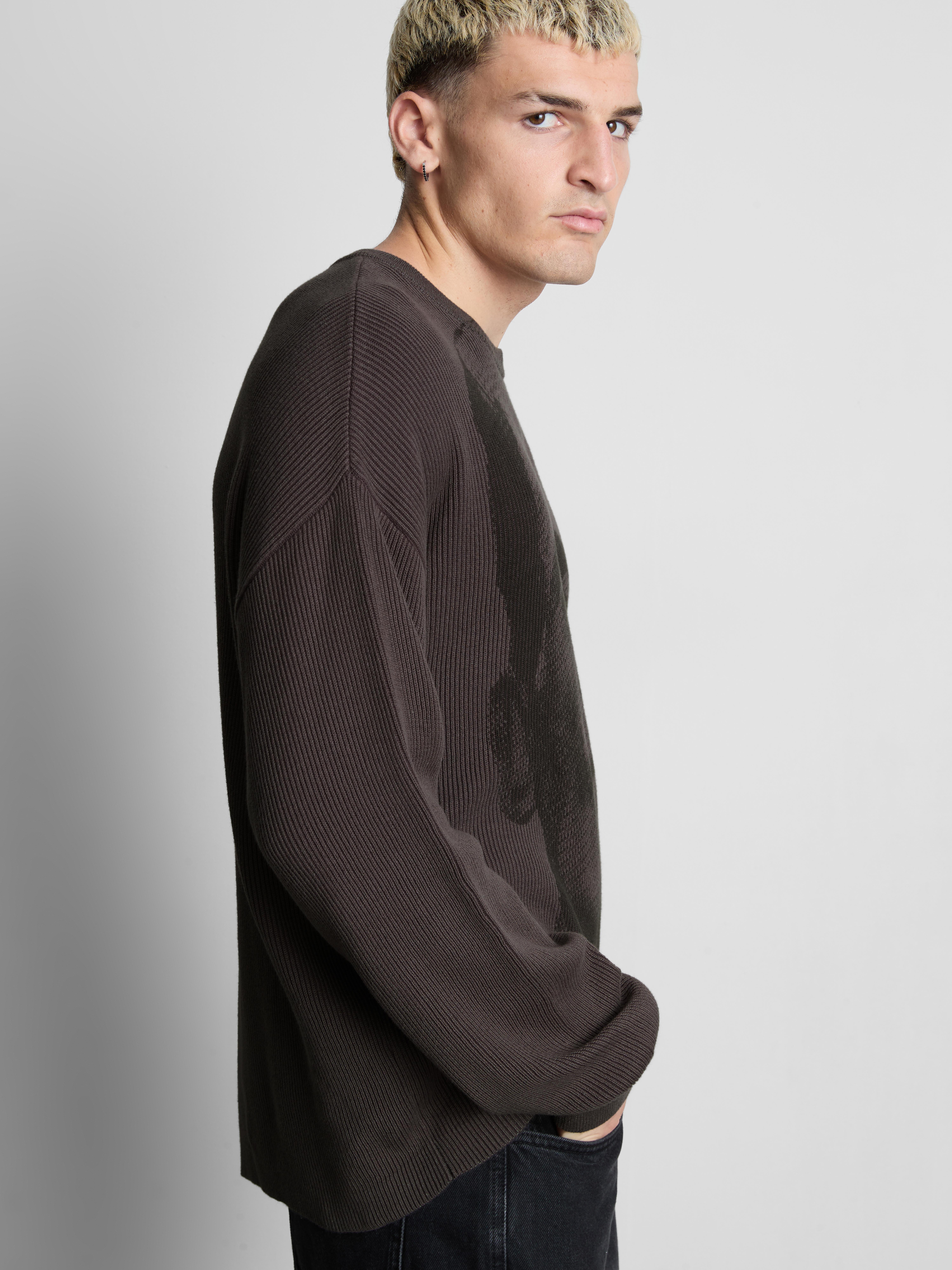 Frankenstein Pure Cotton Graphic Sweater