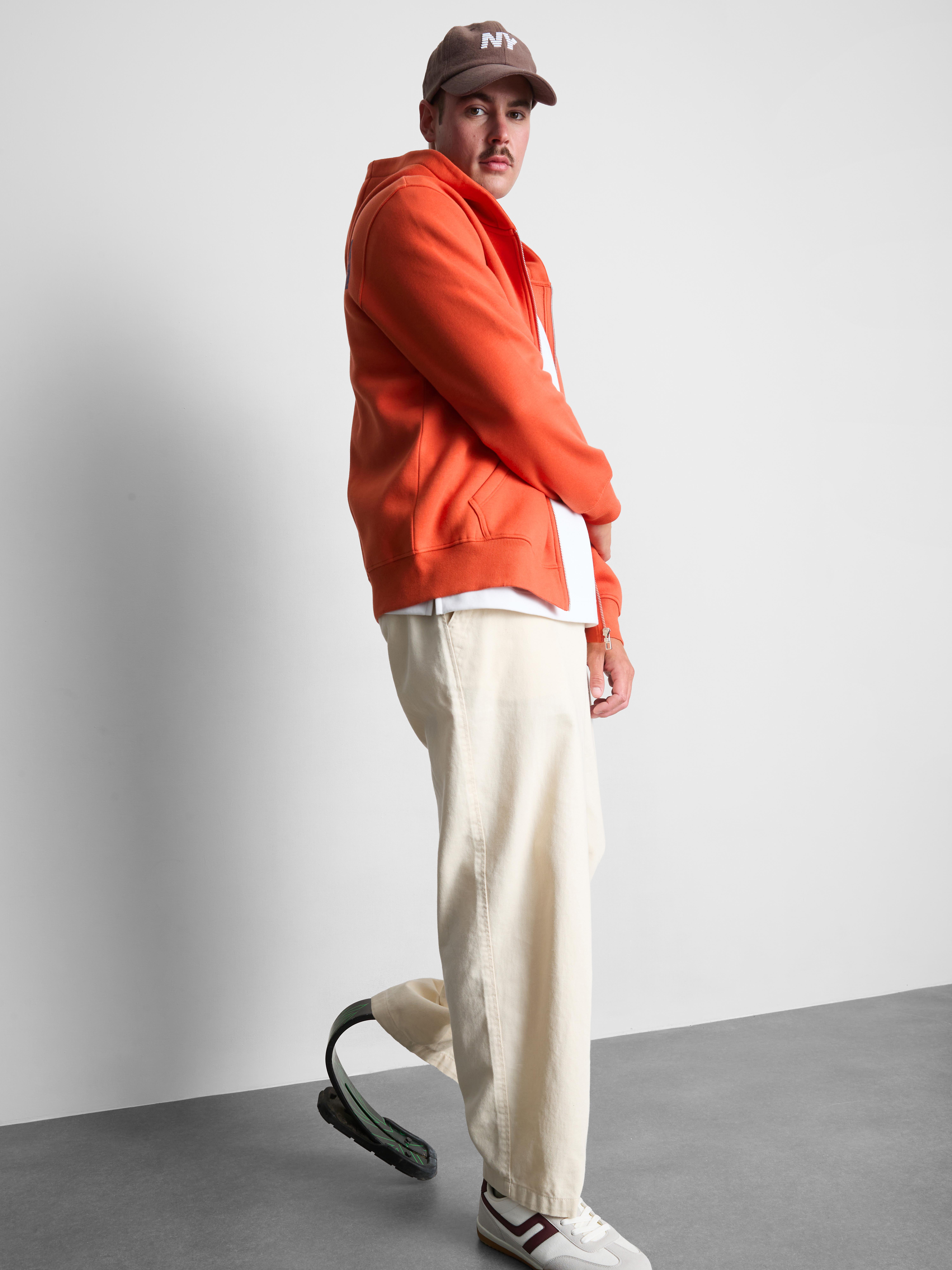 Ford Cotton Blend Zip Hoodie
