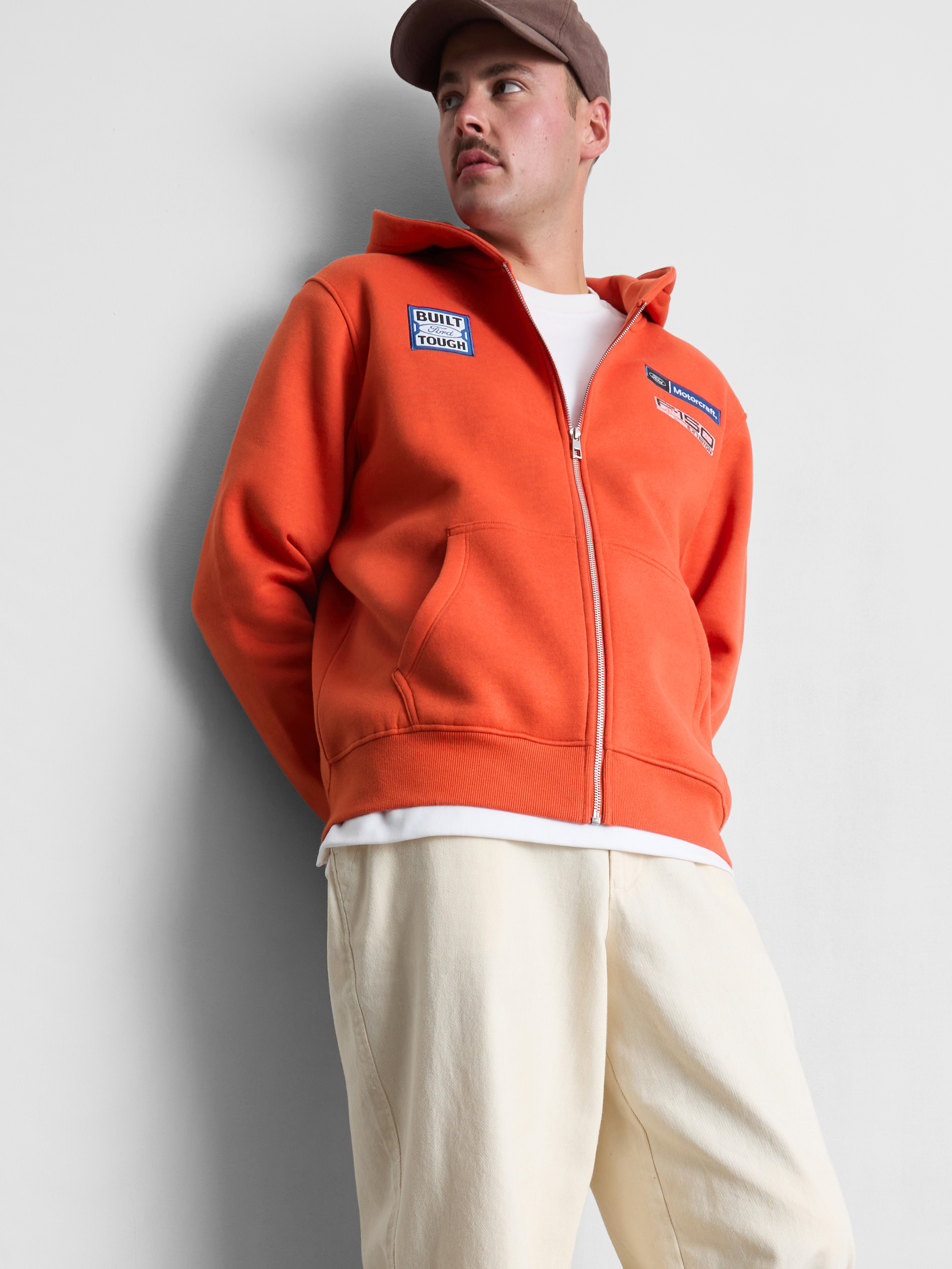Ford Cotton Blend Zip Hoodie