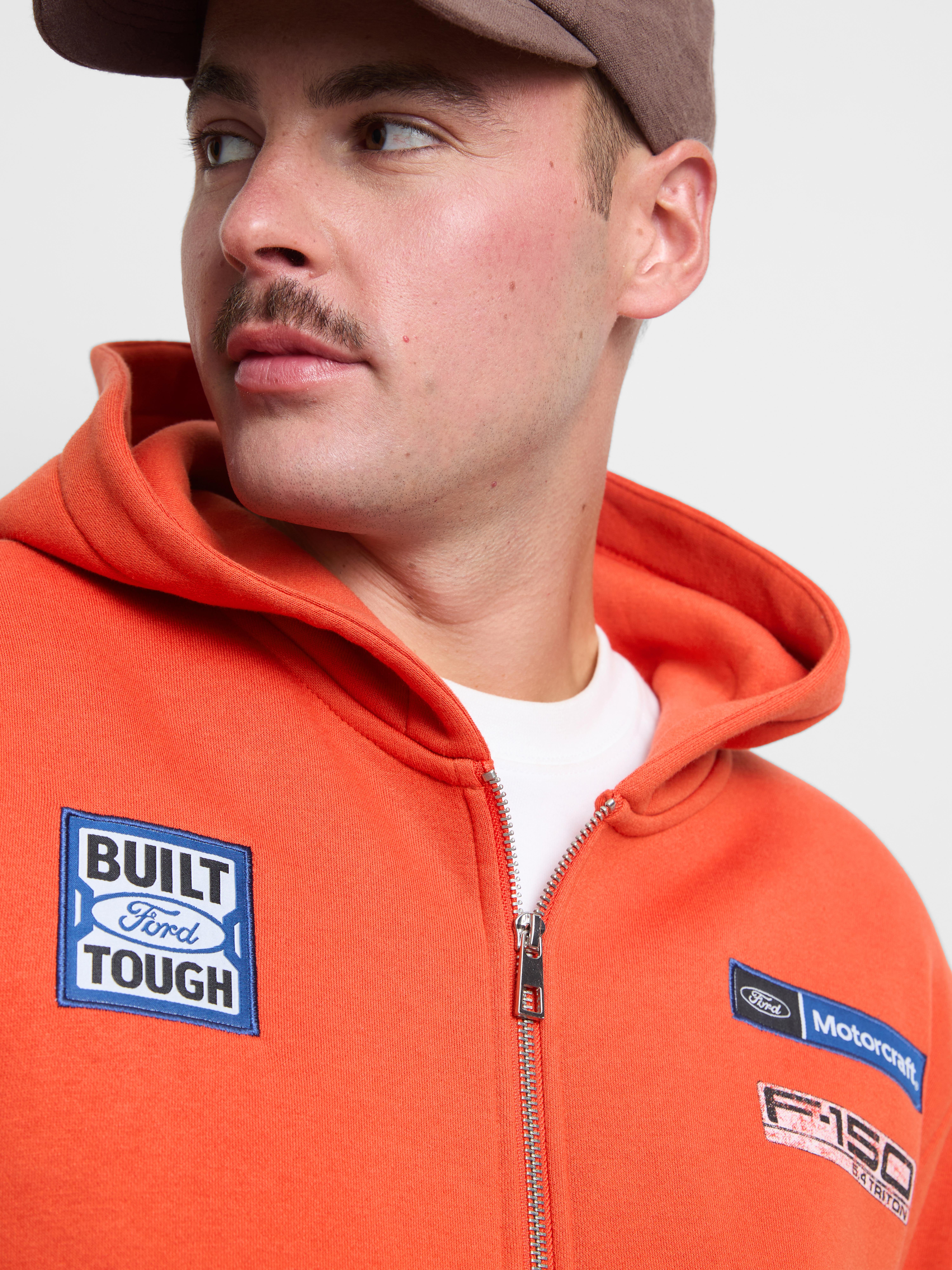 Ford Cotton Blend Zip Hoodie