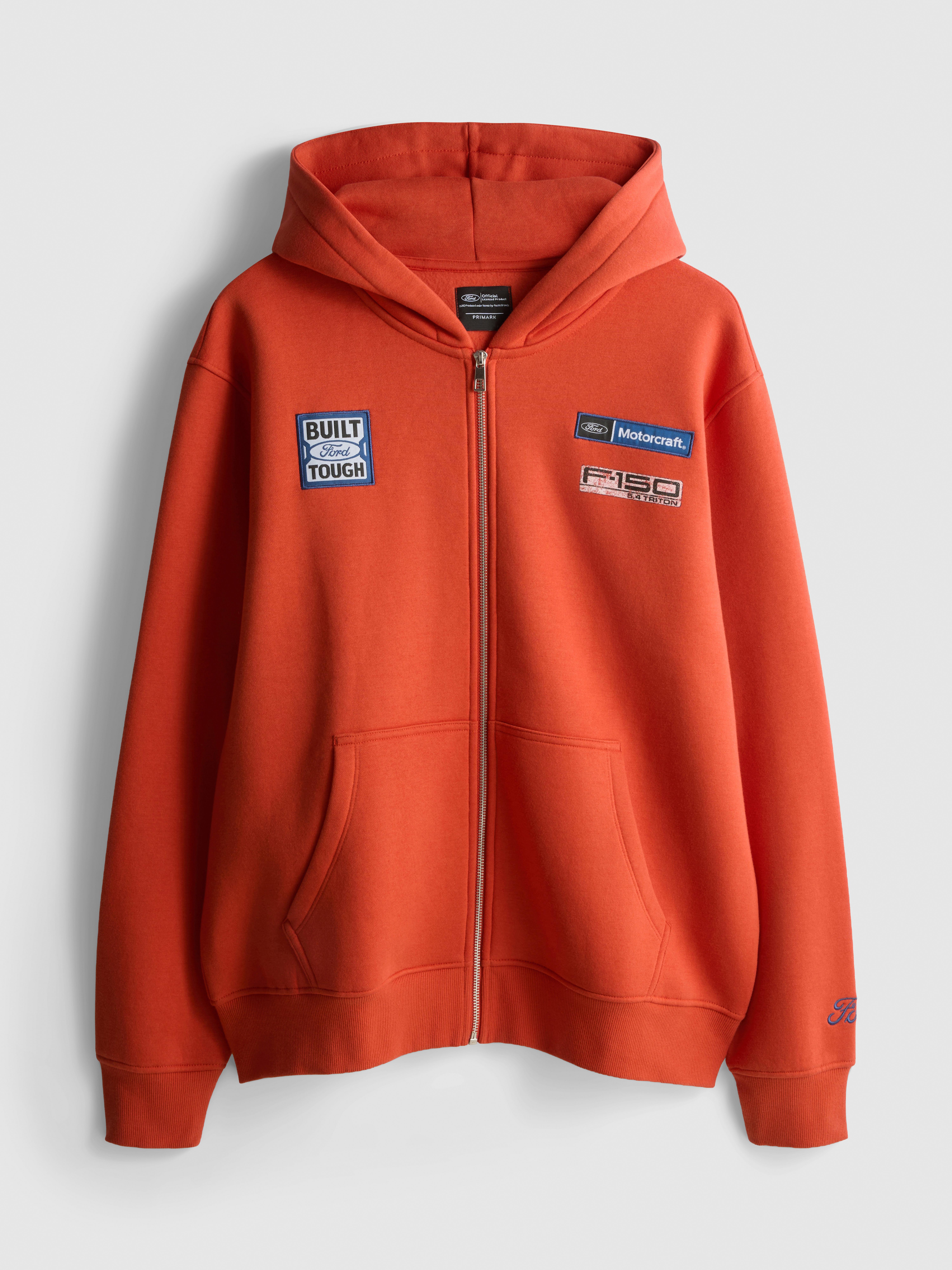 Ford Cotton Blend Zip Hoodie