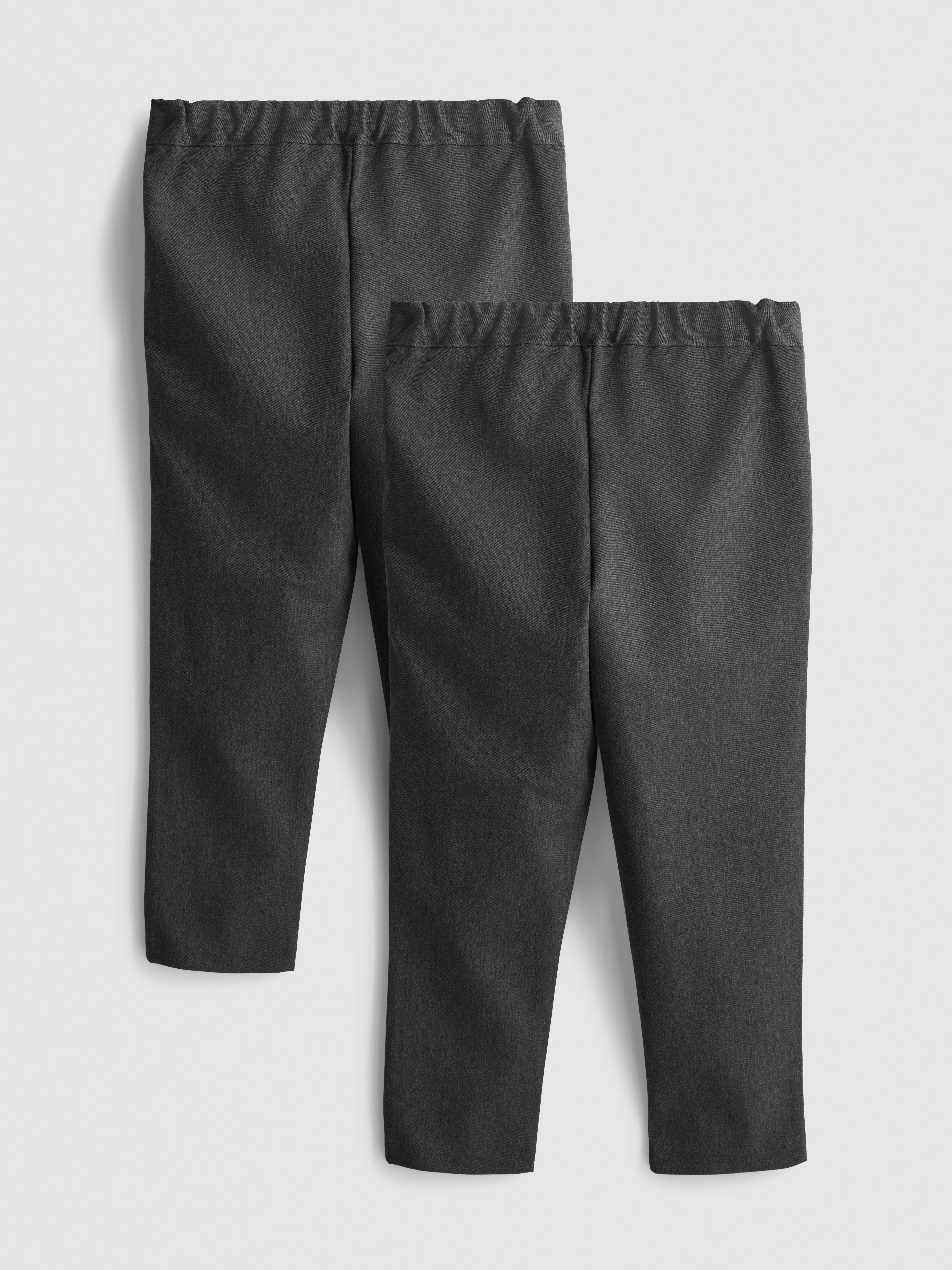 3-7yrs | 2pk Pull On School Trousers