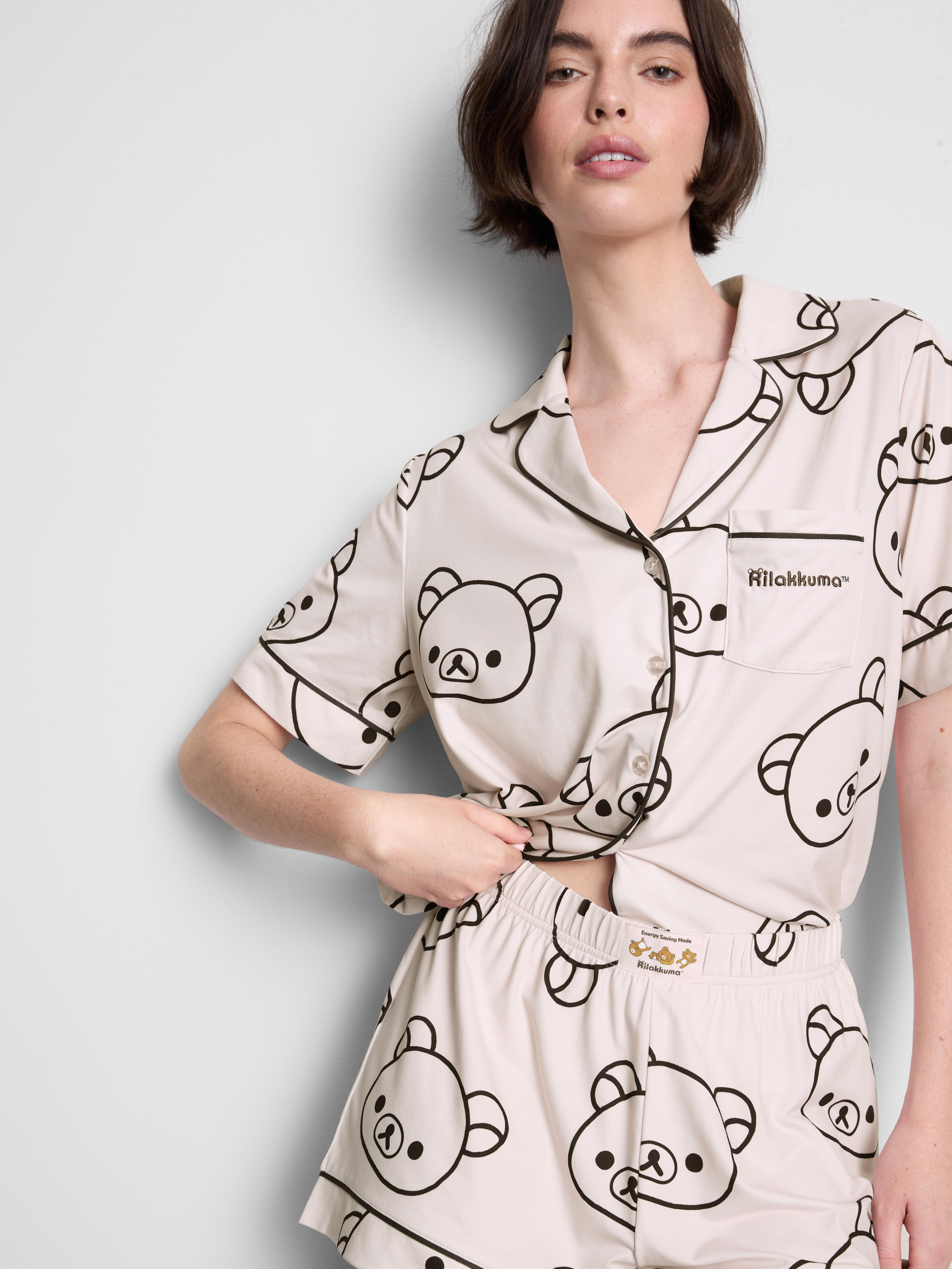Rilakkuma Shorty Boyfriend Pajamas