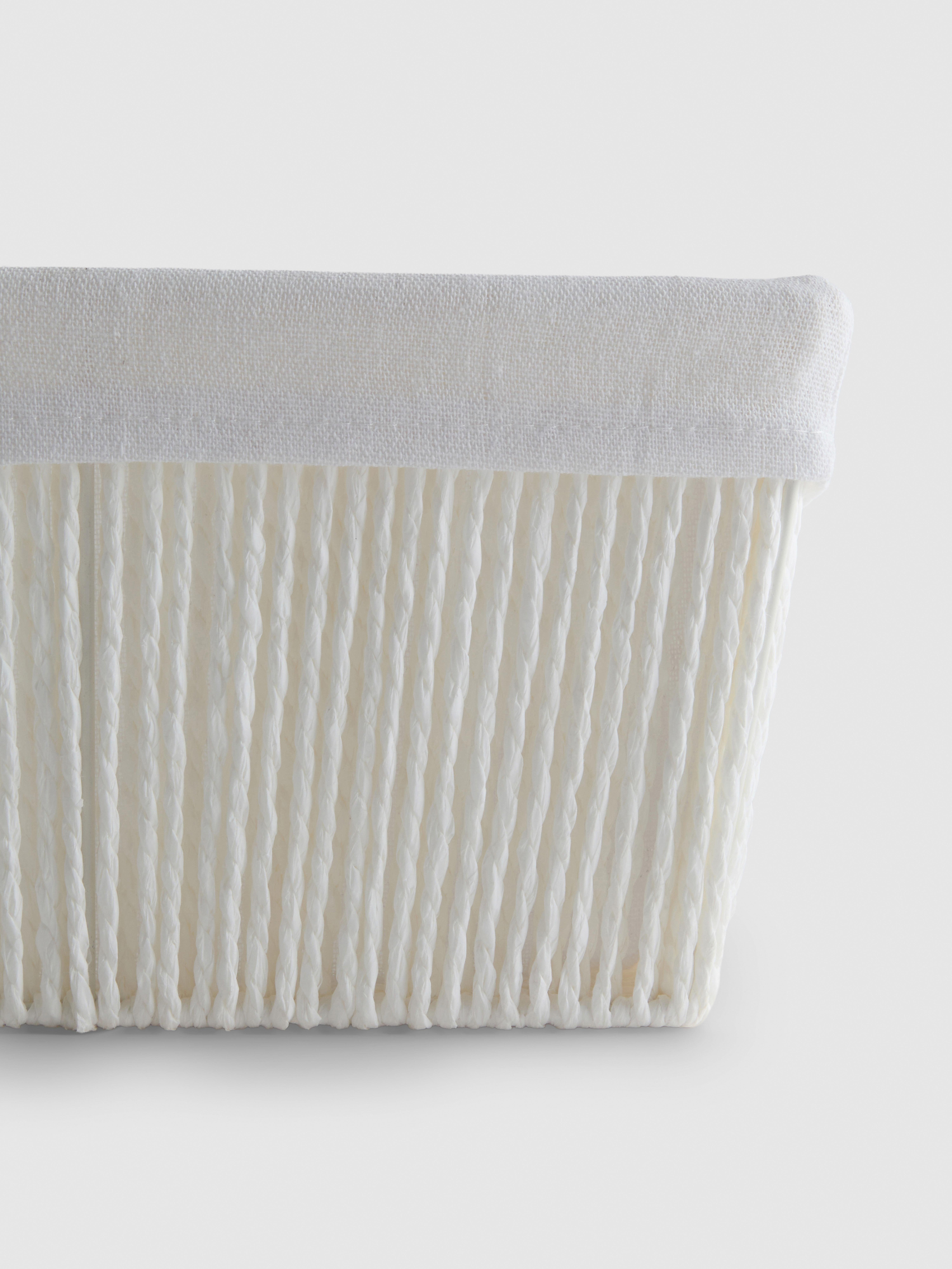 Mittelgroßer Papierseil-Aufbewahrungskorb