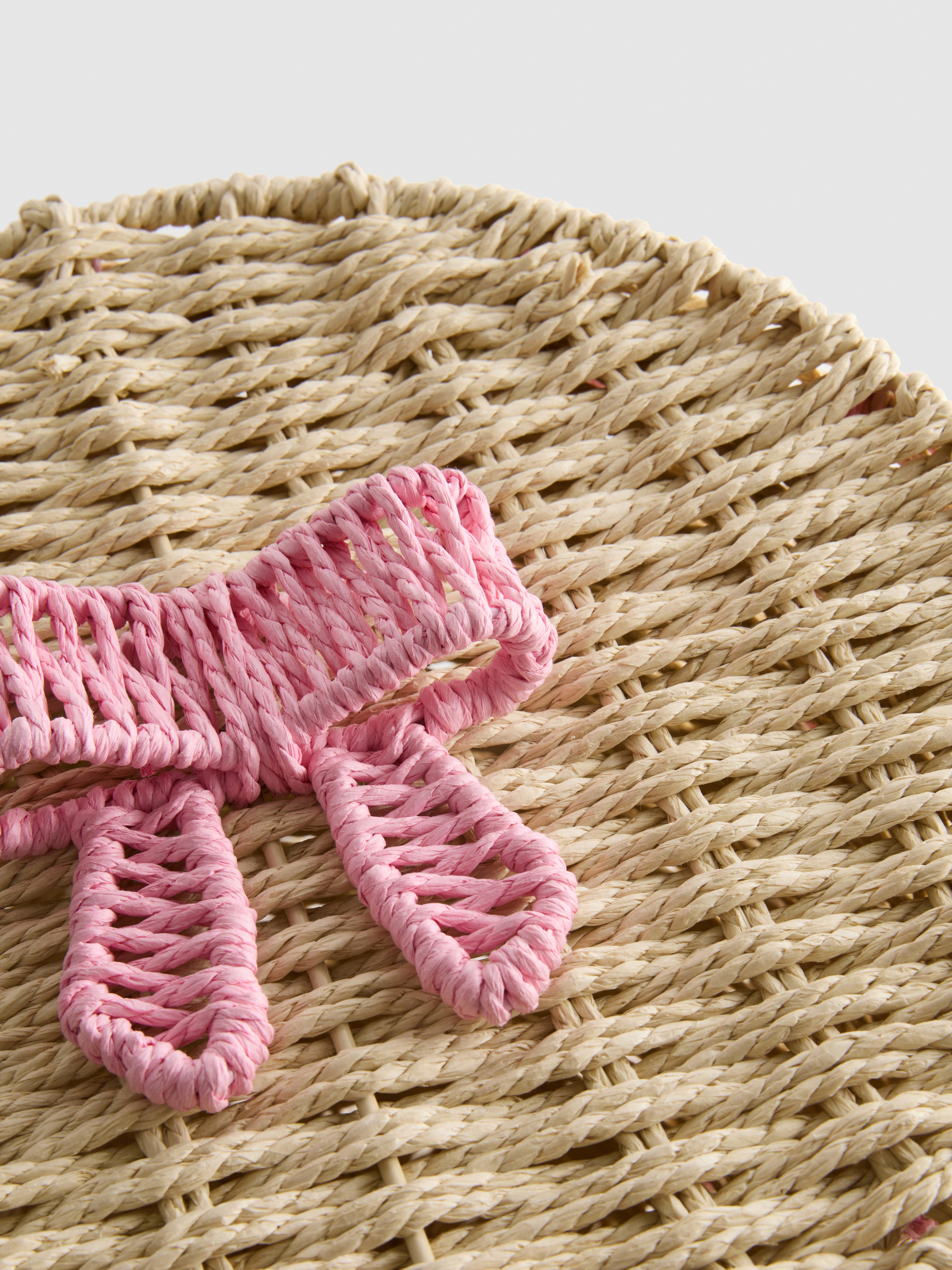 Woven Lidded Storage Basket
