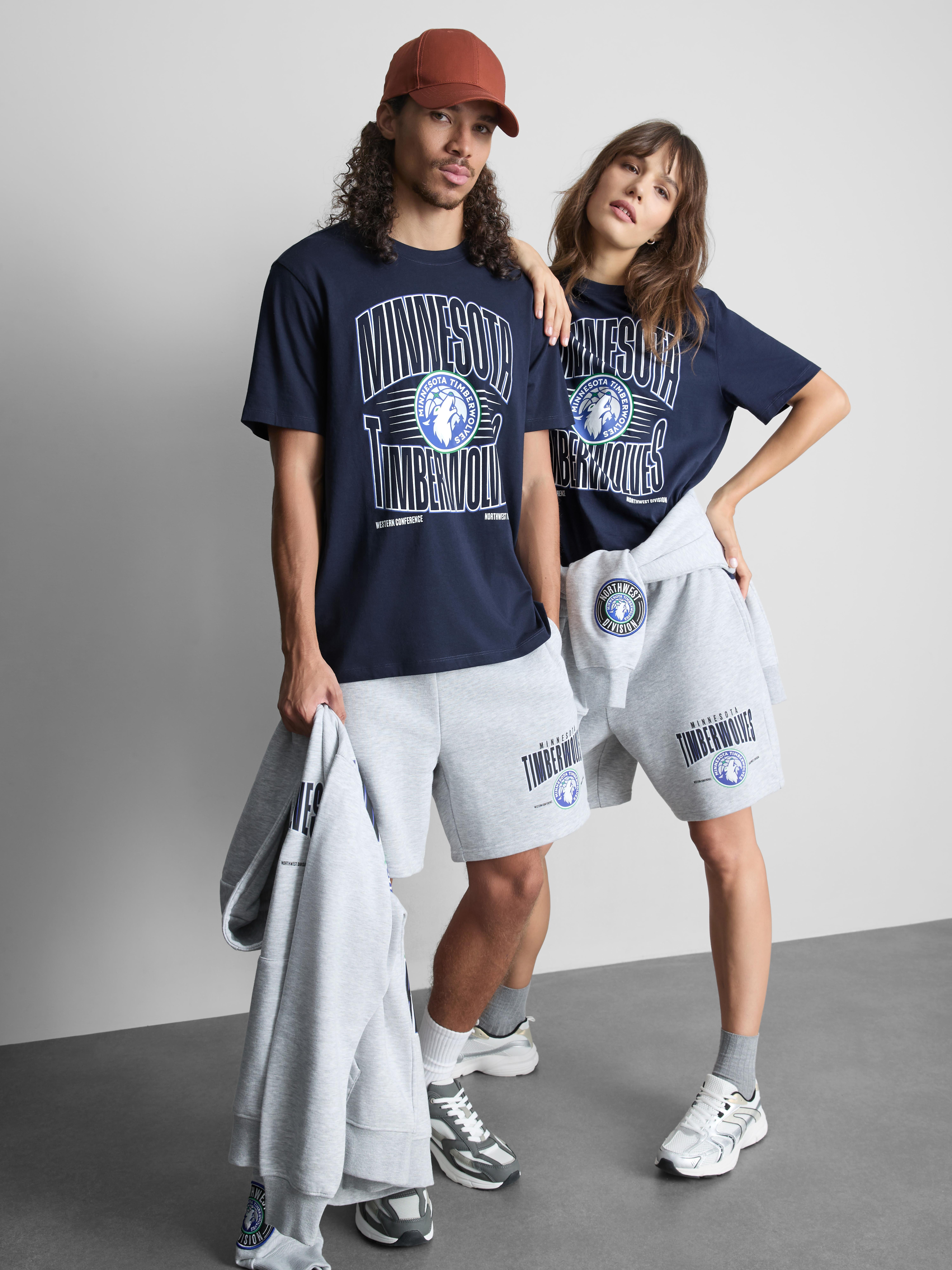 NBA Minnesota Timberwolves Pure Cotton Graphic T-Shirt