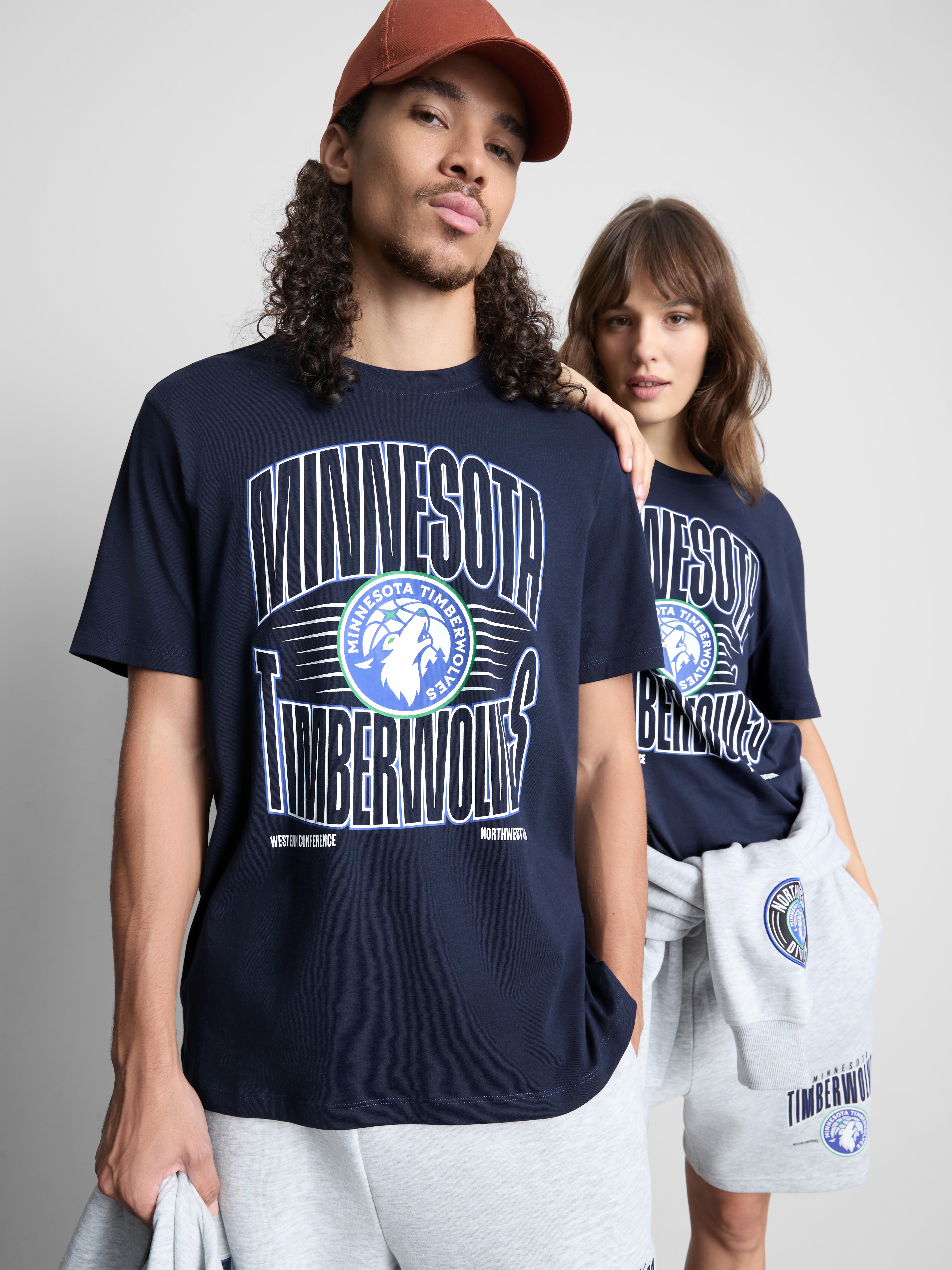 NBA Minnesota Timberwolves Pure Cotton Graphic T-Shirt