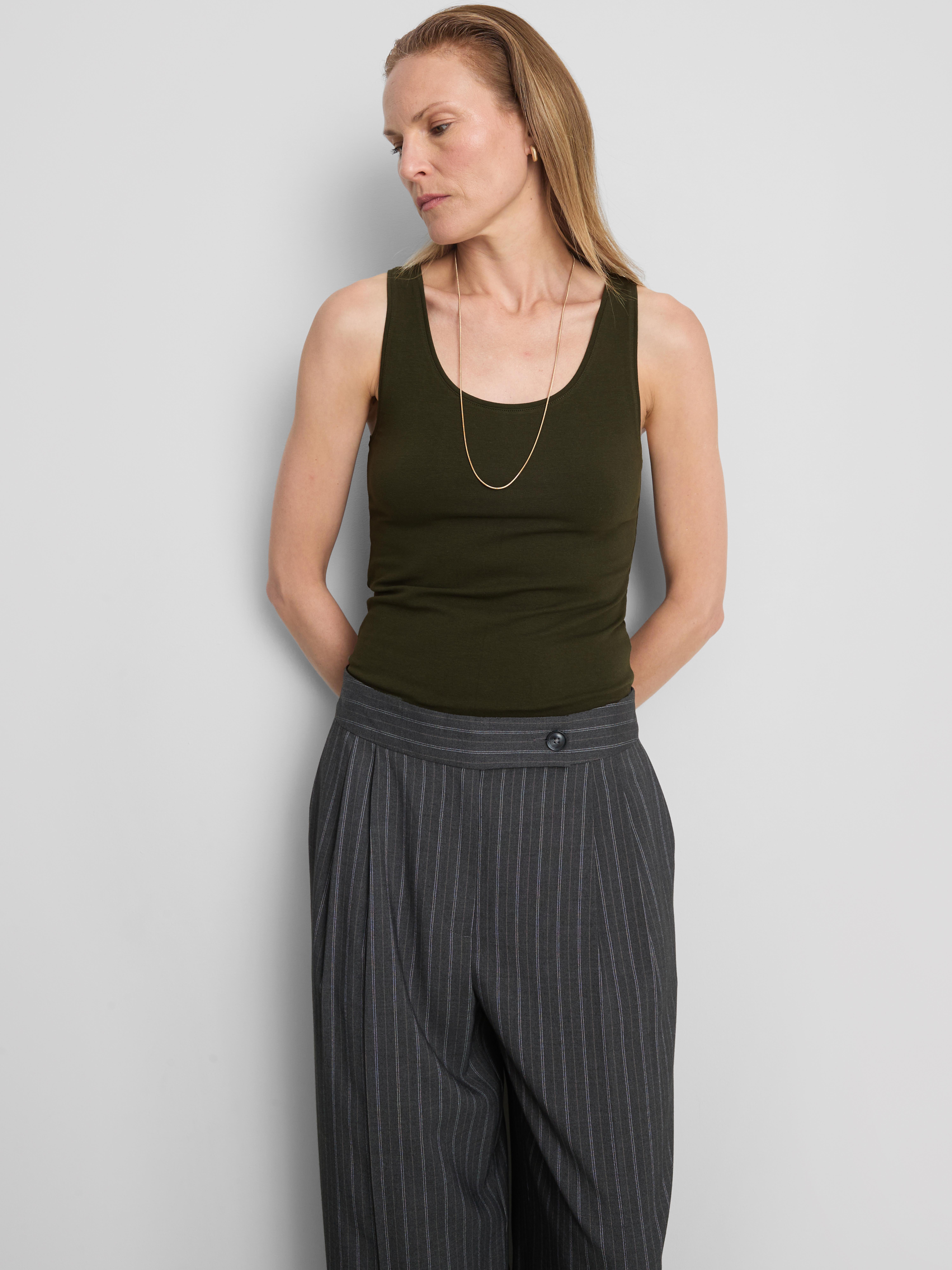 Cotton Rich Stretch Tank