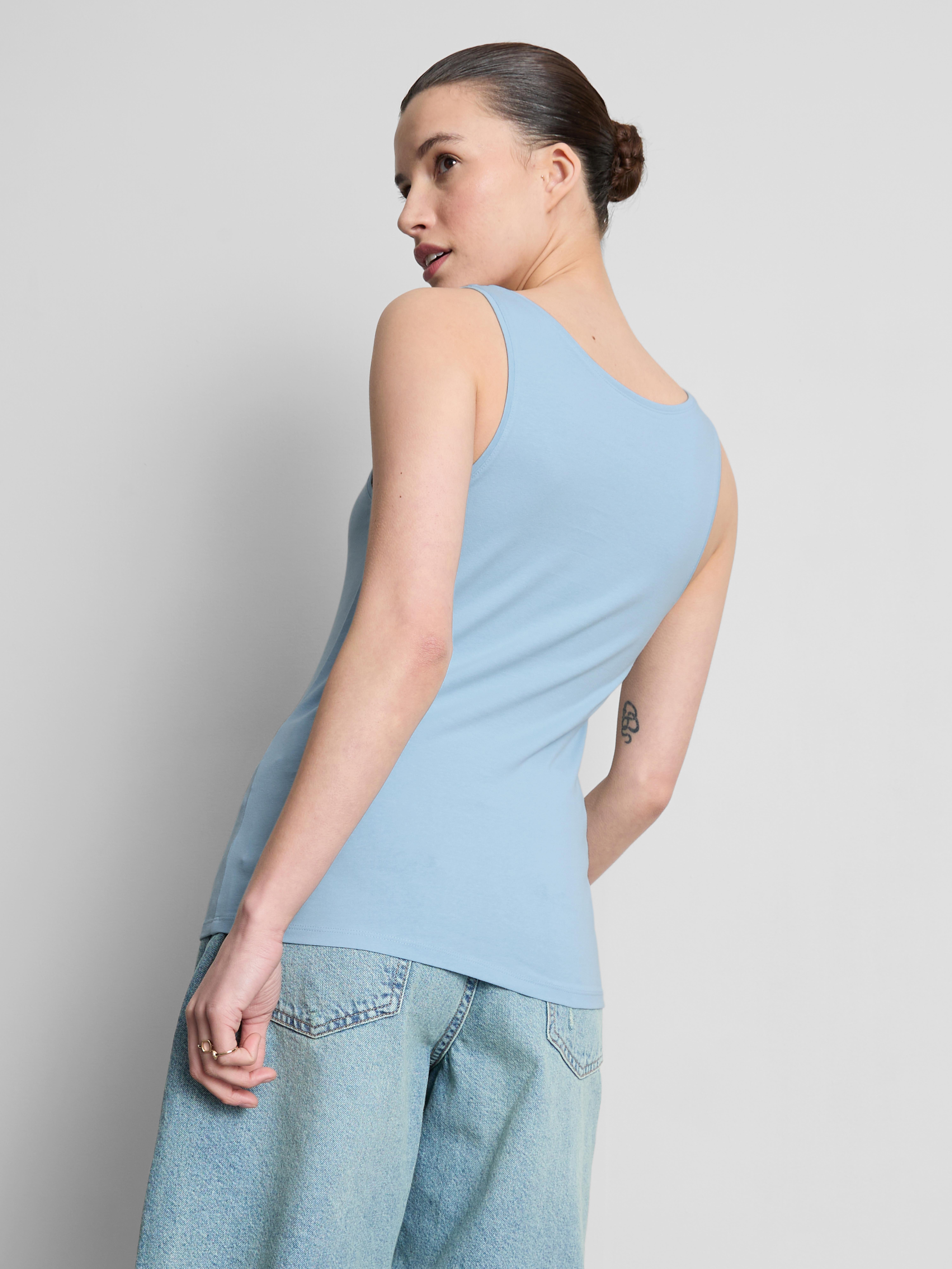Cotton Rich Stretch Tank