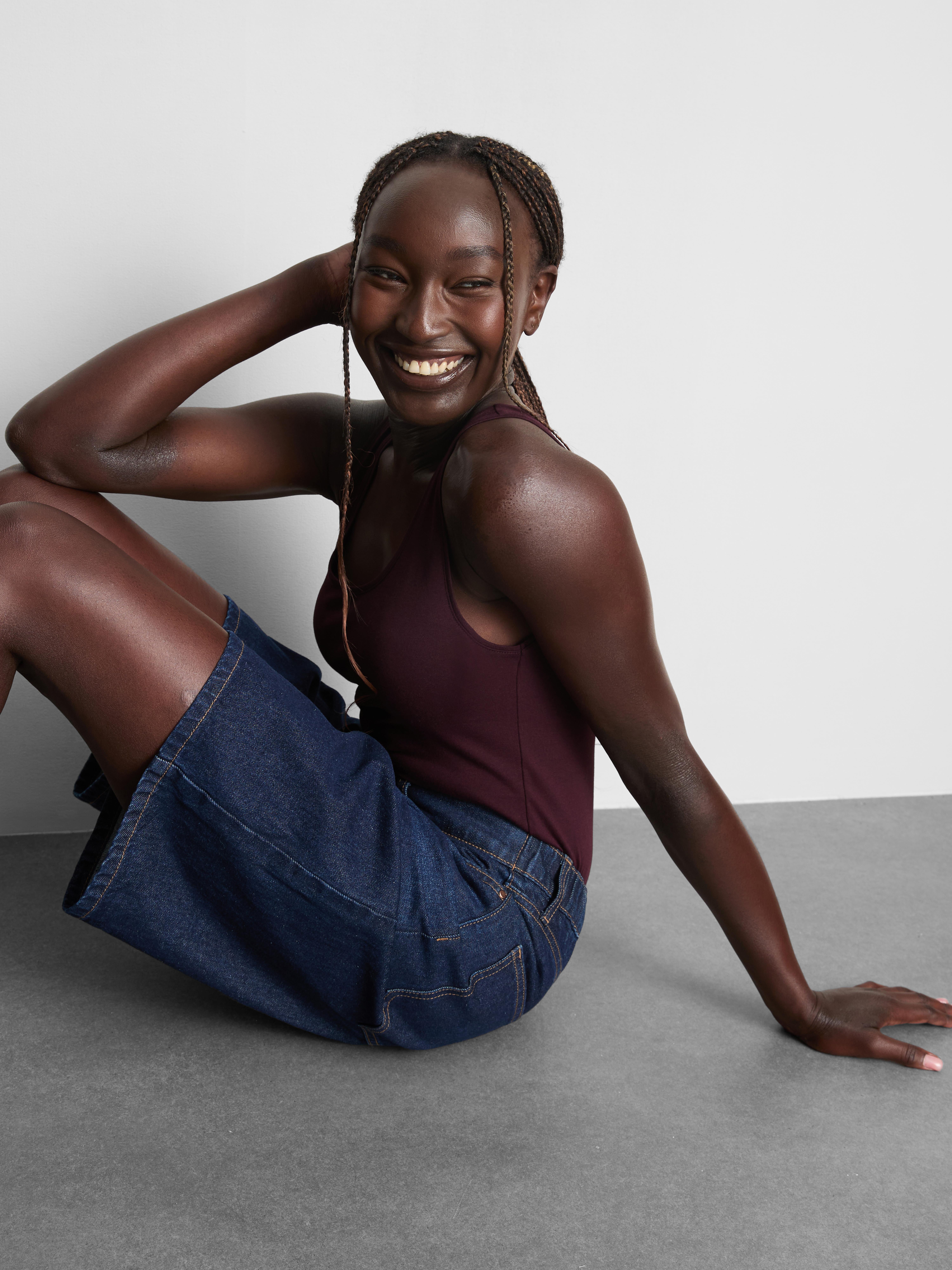 Cotton Rich Stretch Tank