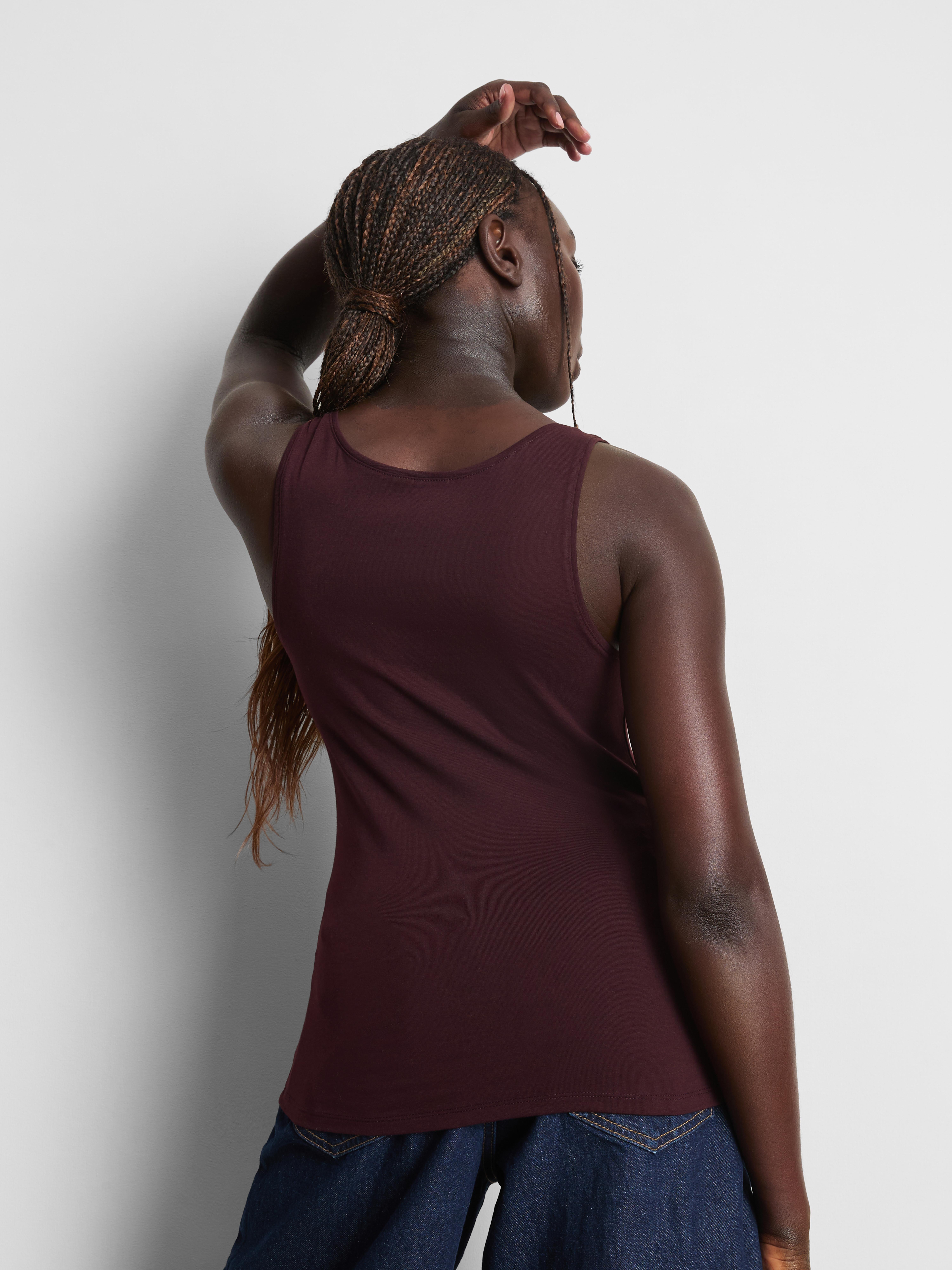 Cotton Rich Stretch Tank