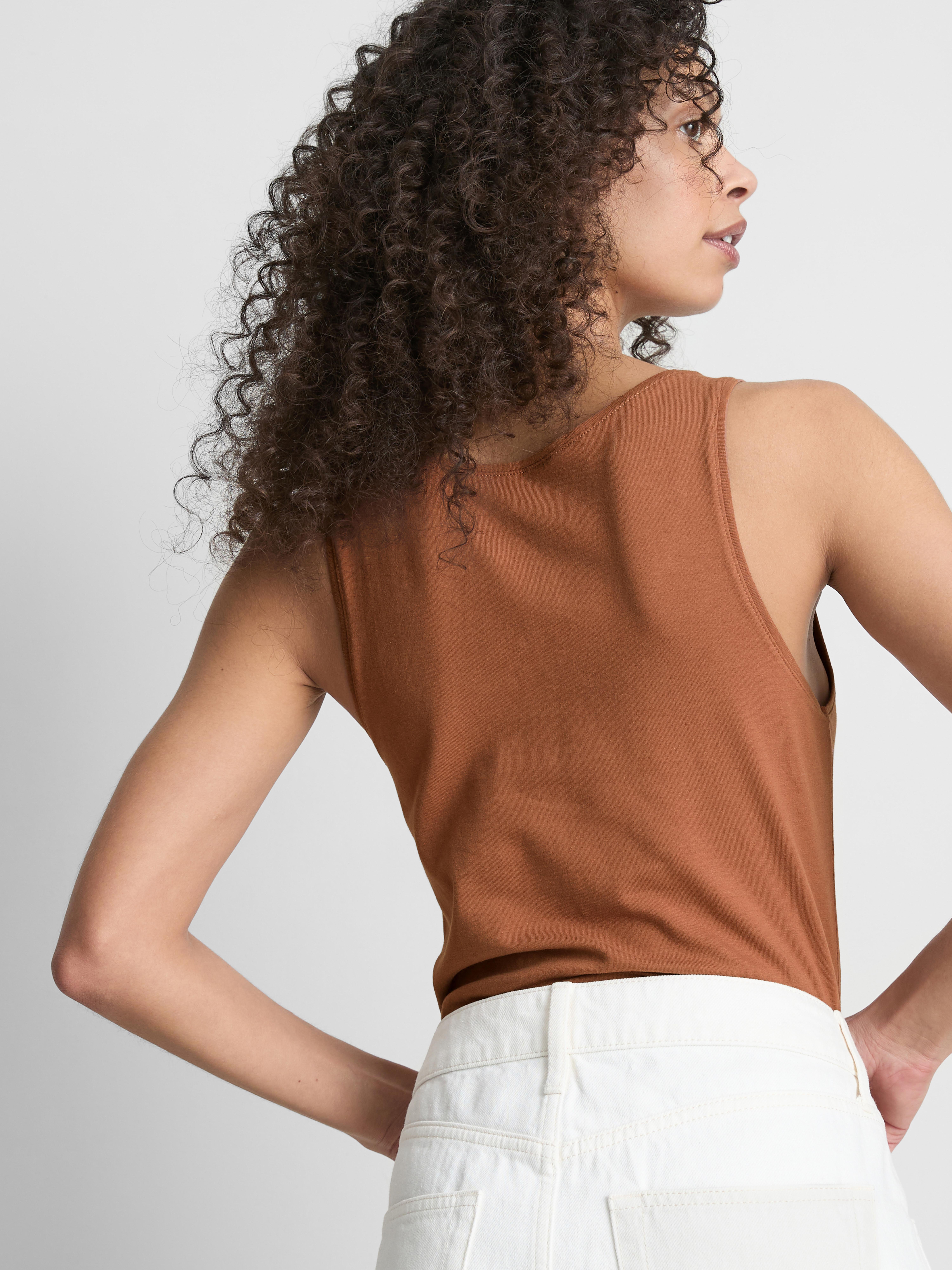 Cotton Rich Stretch Tank