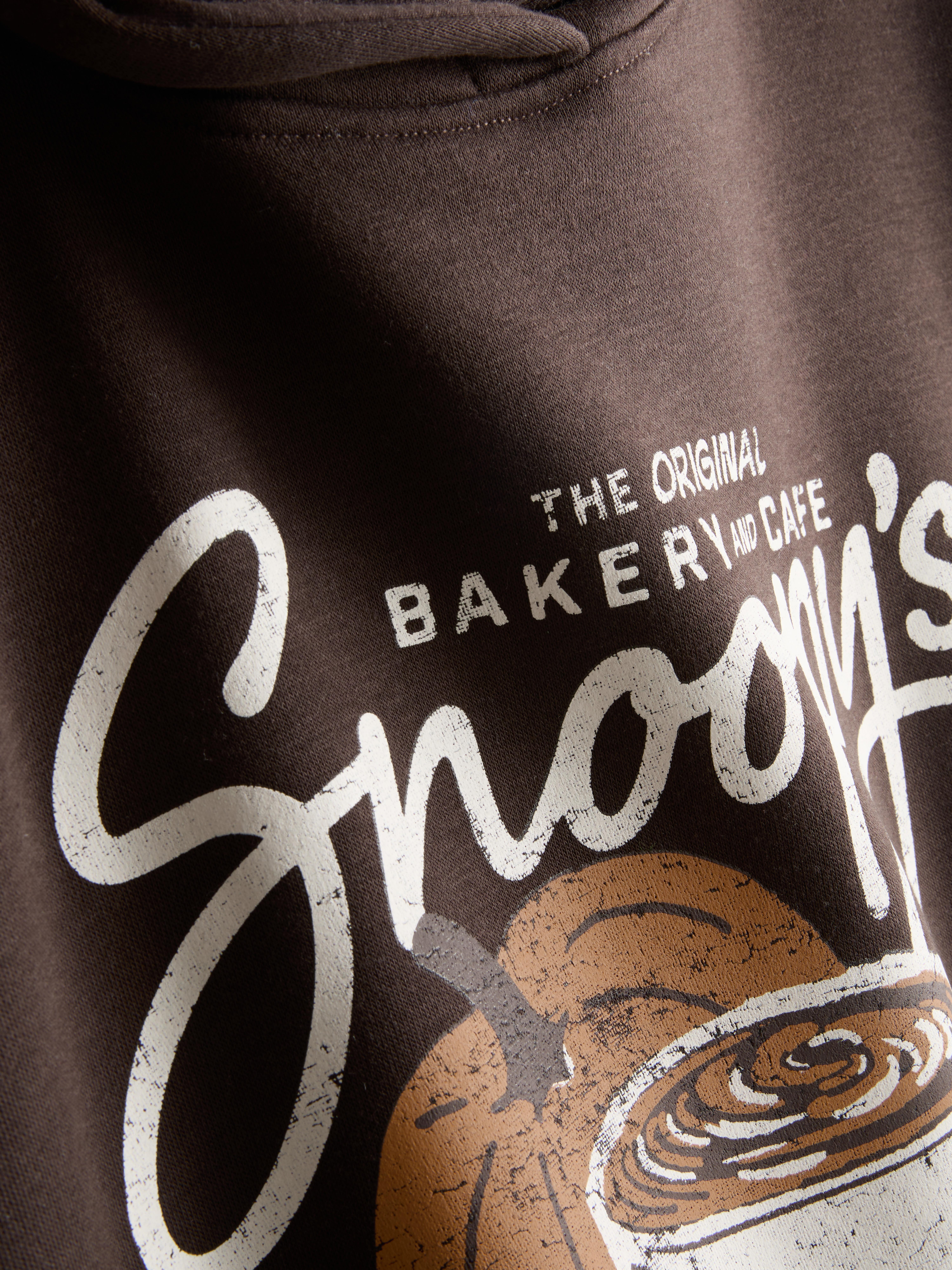 Snoopy Cotton Blend Graphic Hoodie