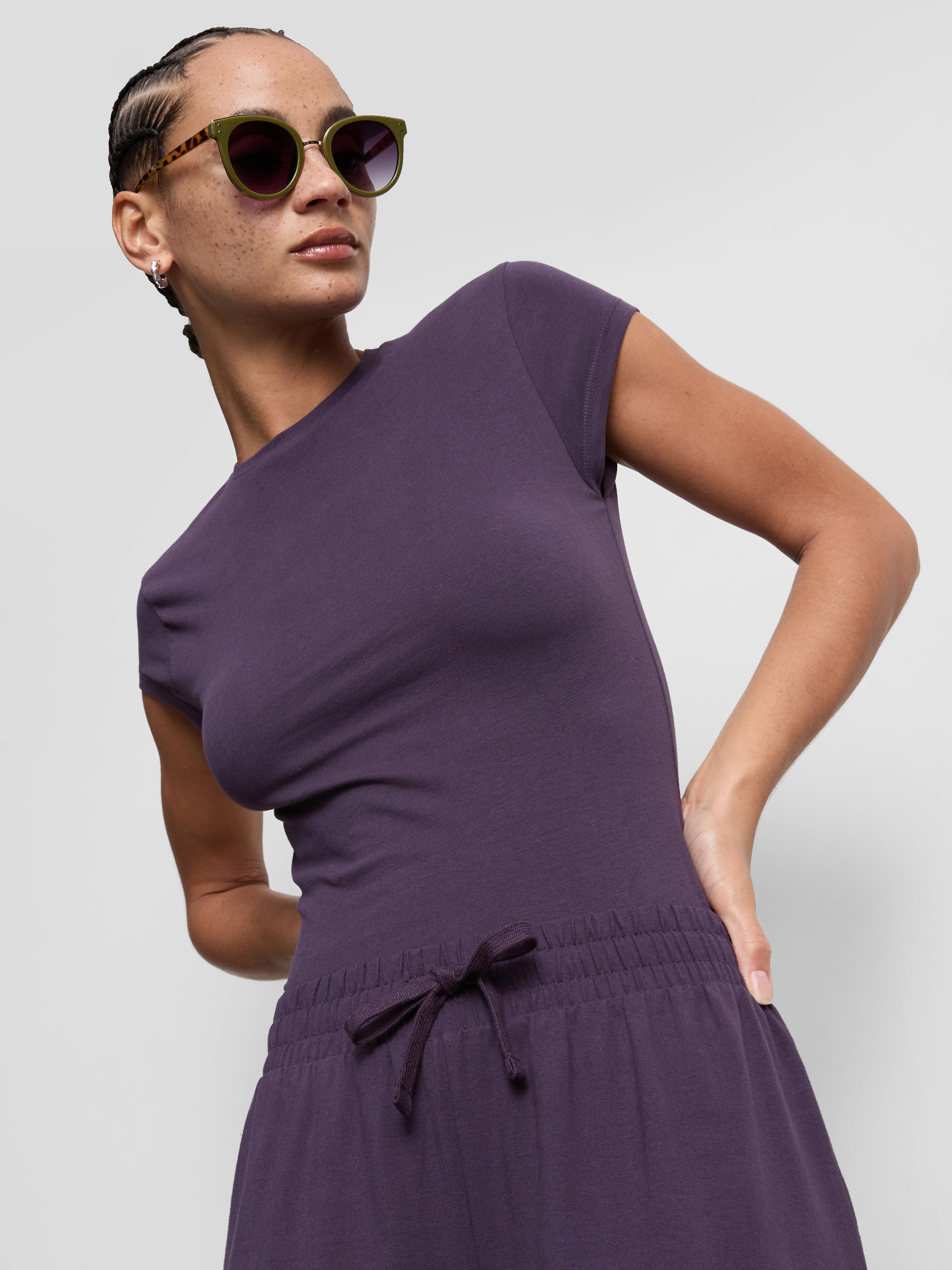 Mid-Rise Cotton Rich Straight Leg Pants