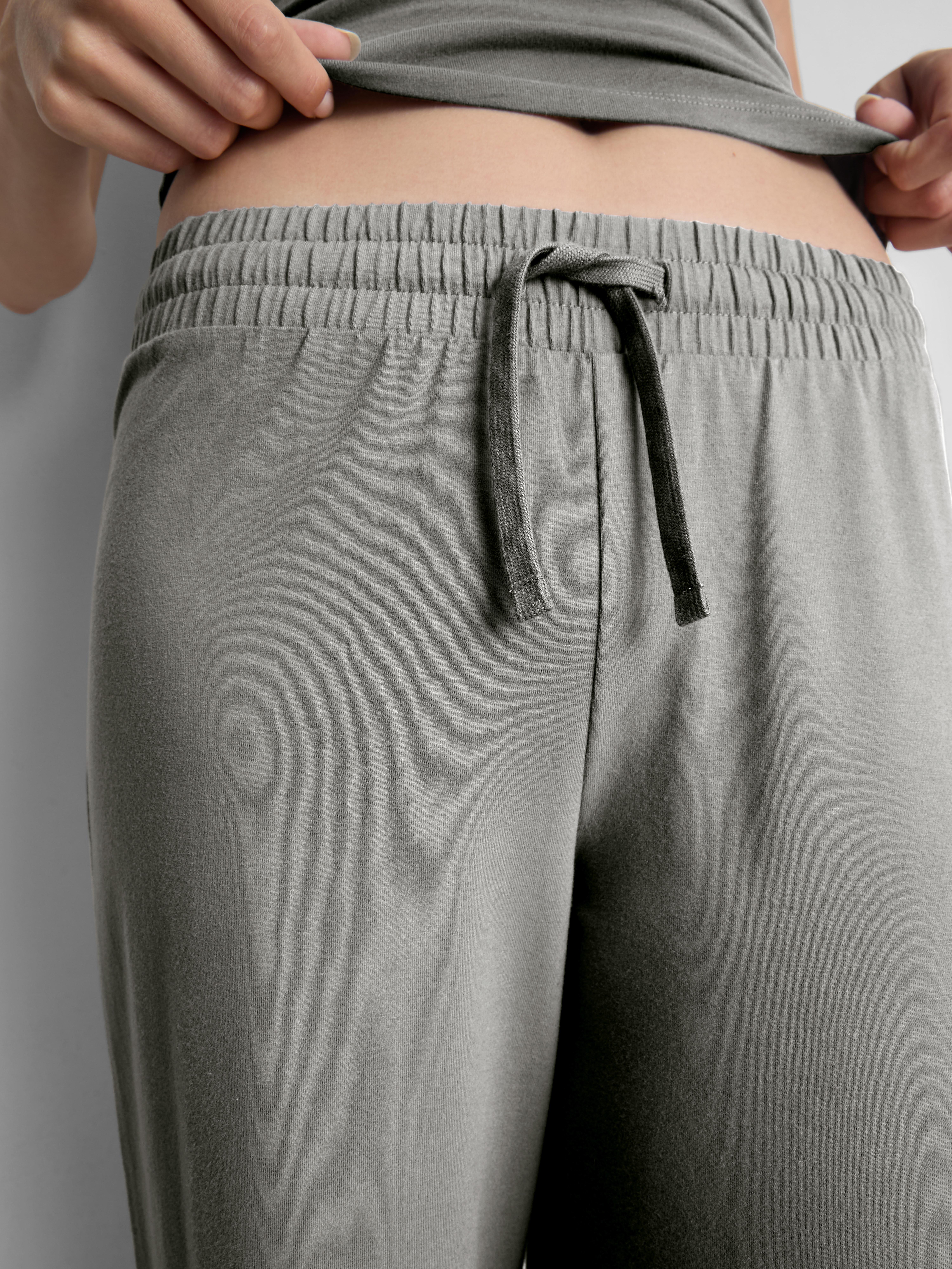 Mid-Rise Cotton Rich Straight Leg Pants