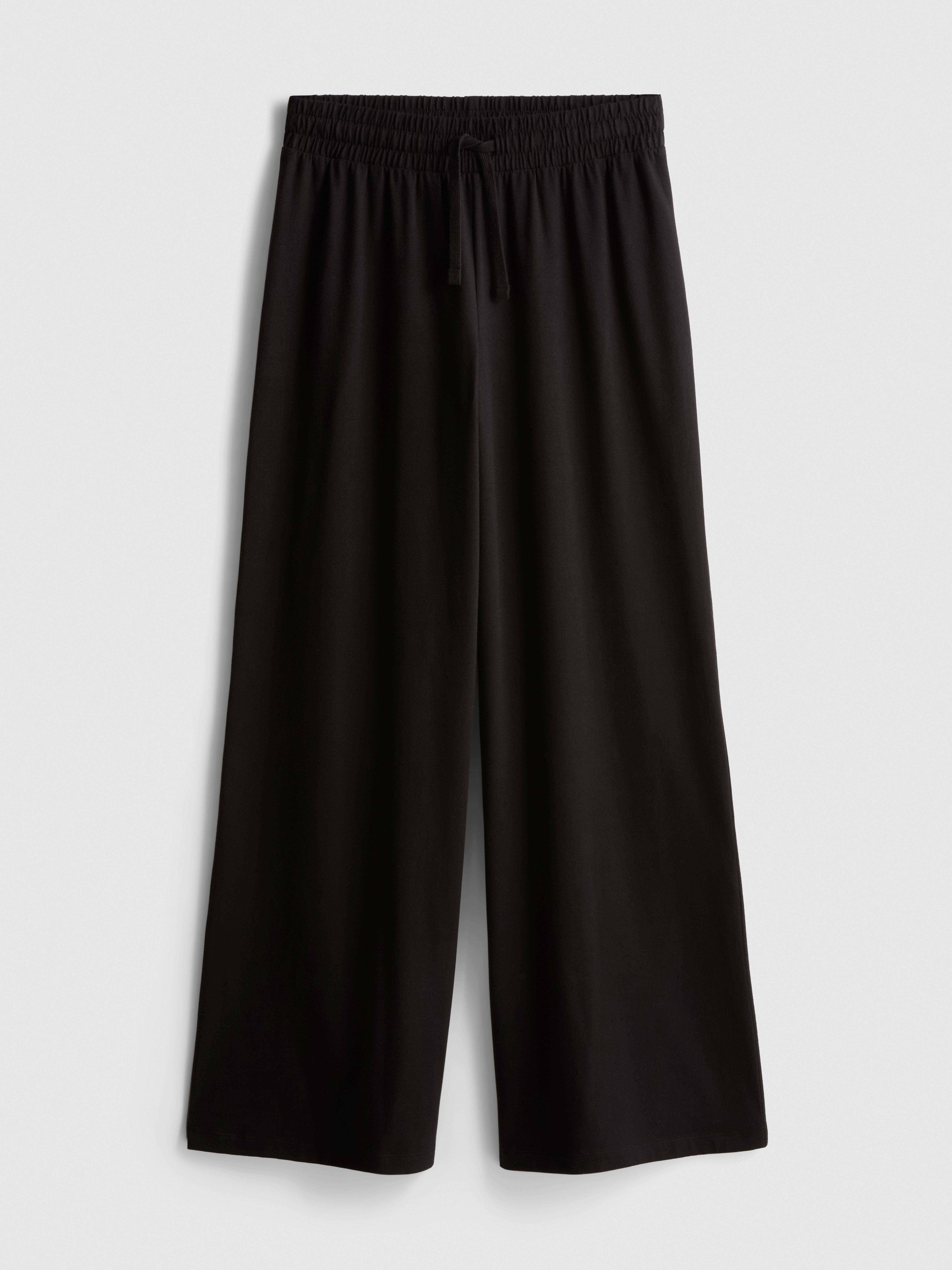 Mid-Rise Cotton Rich Straight Leg Pants