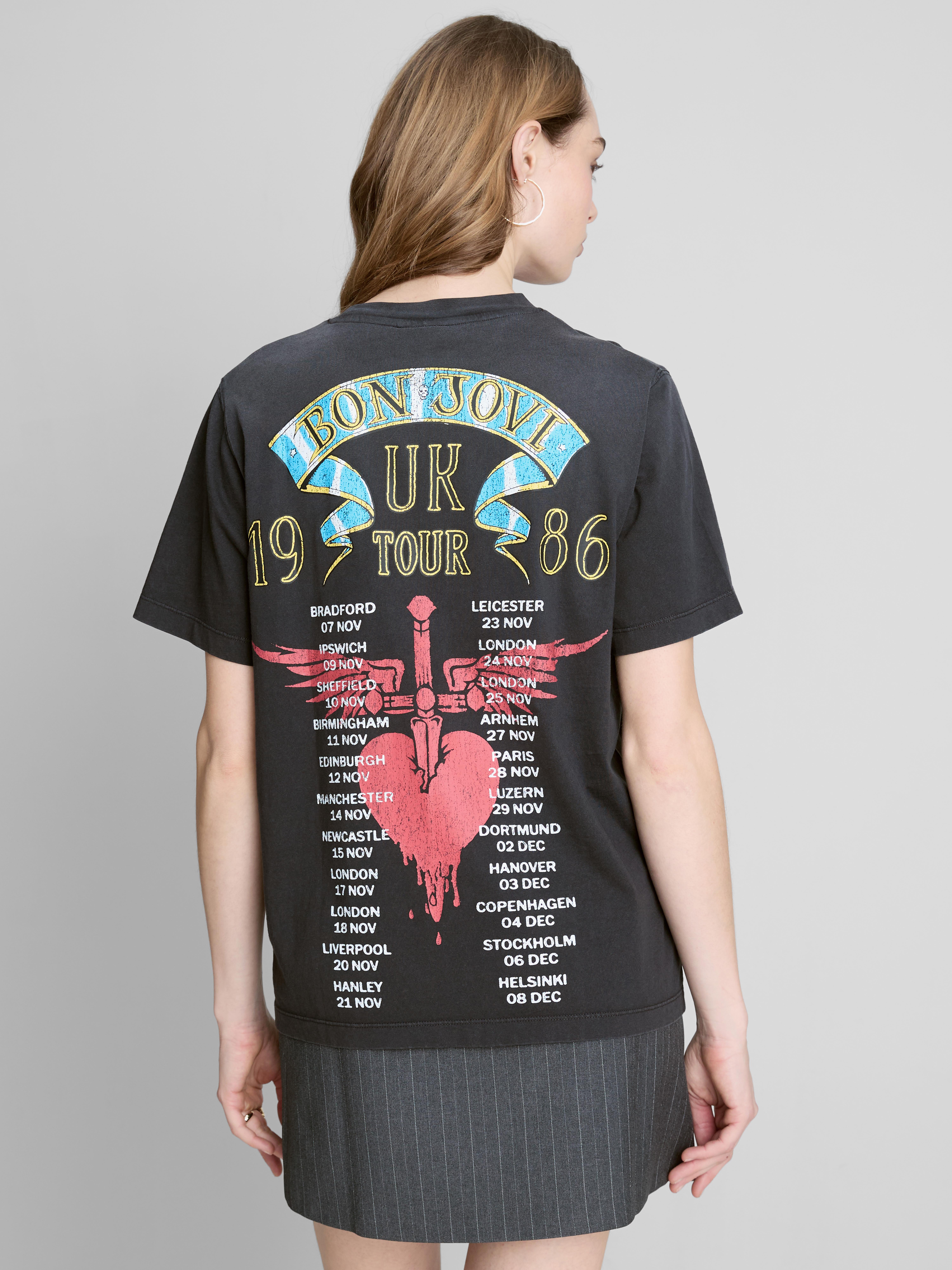 Bon Jovi Cotton Graphic Tour Tee