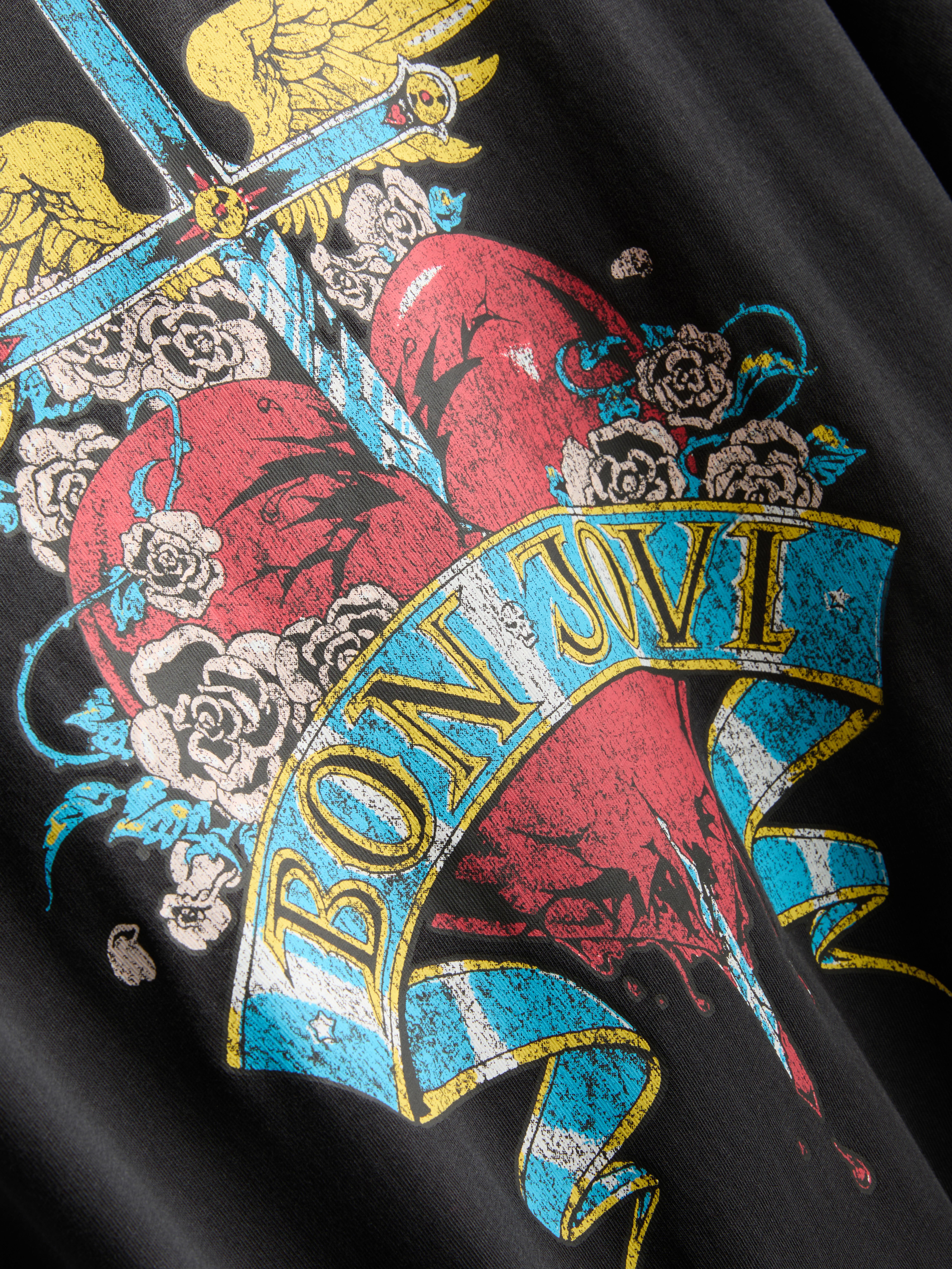 Bon Jovi Cotton Graphic Tour Tee