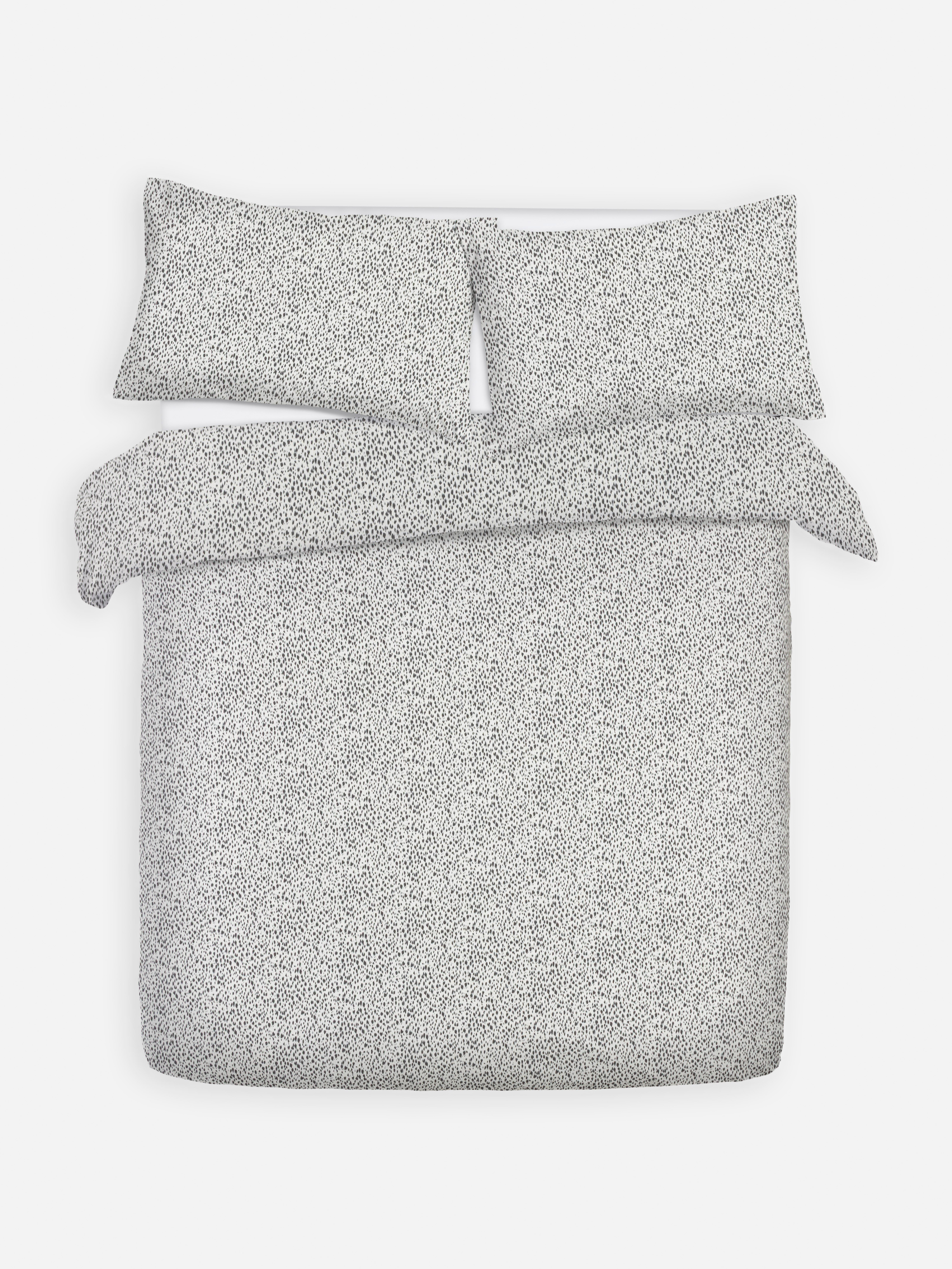 Bettwäscheset aus aufgerauter Baumwolle mit Animal-Print, Doppelbett