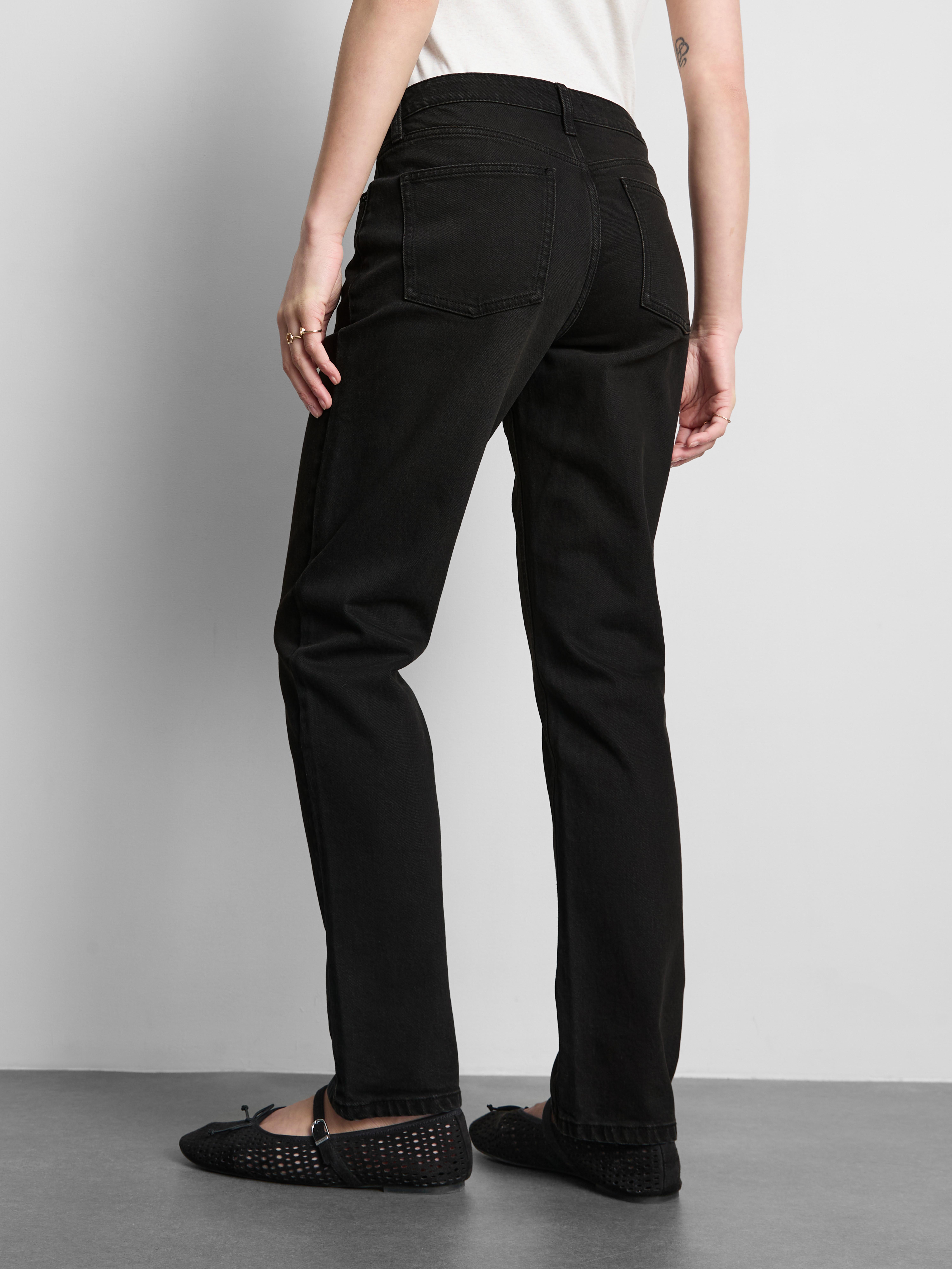 Jean denim coupe droite slim