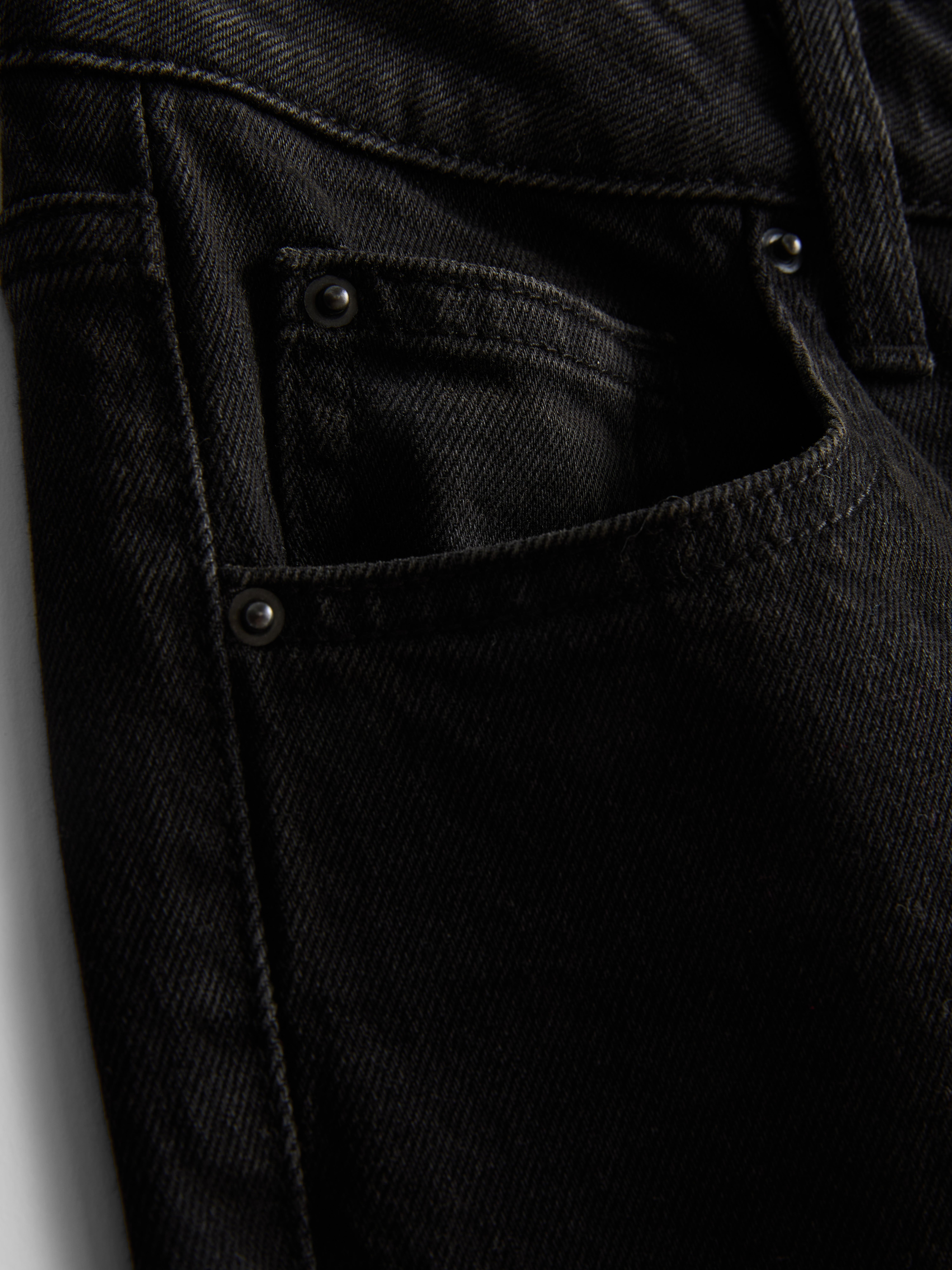 Slim Straight Leg Denim Jeans