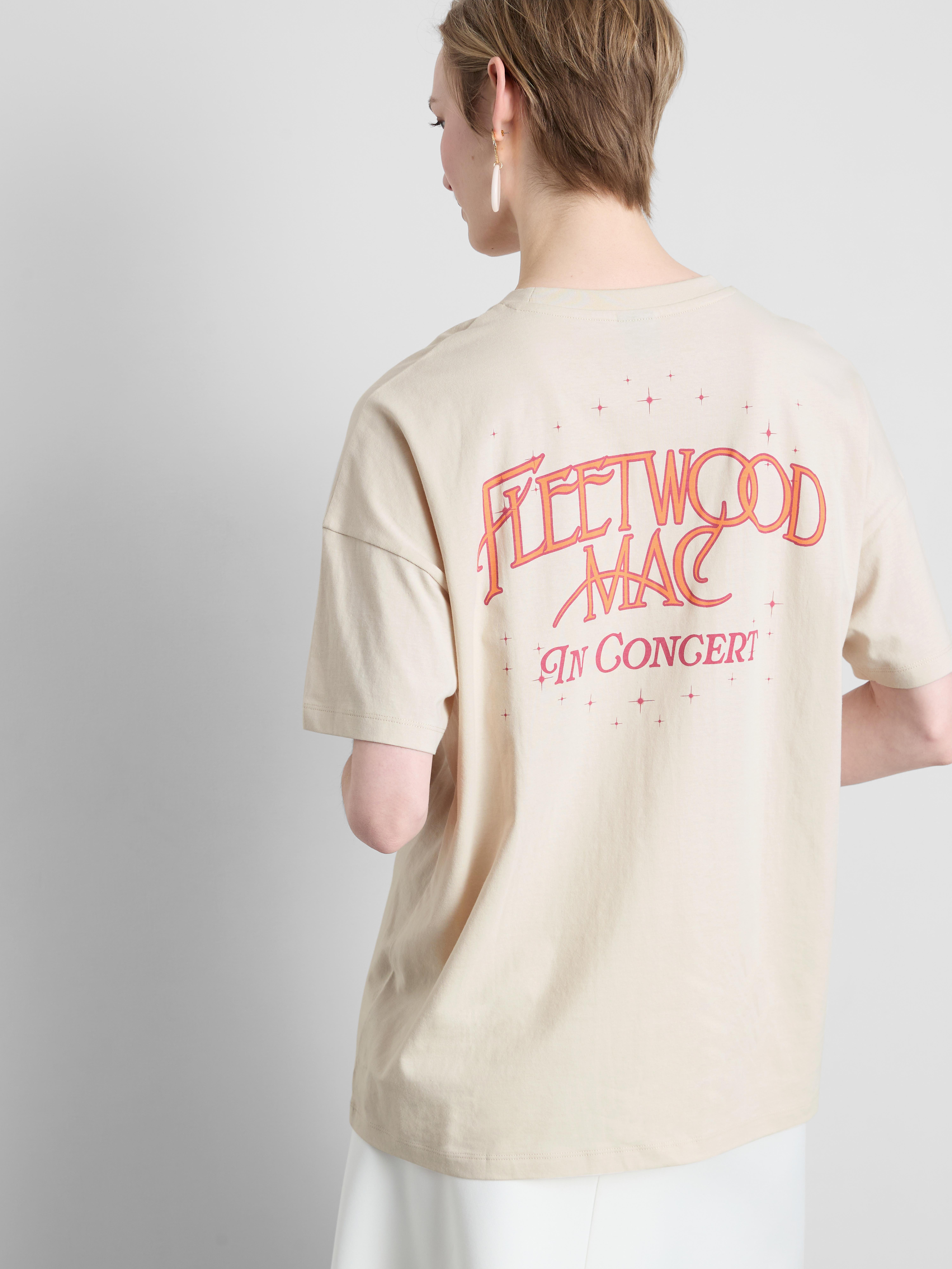 Relaxed T-shirt met concertprint Fleetwood Mac