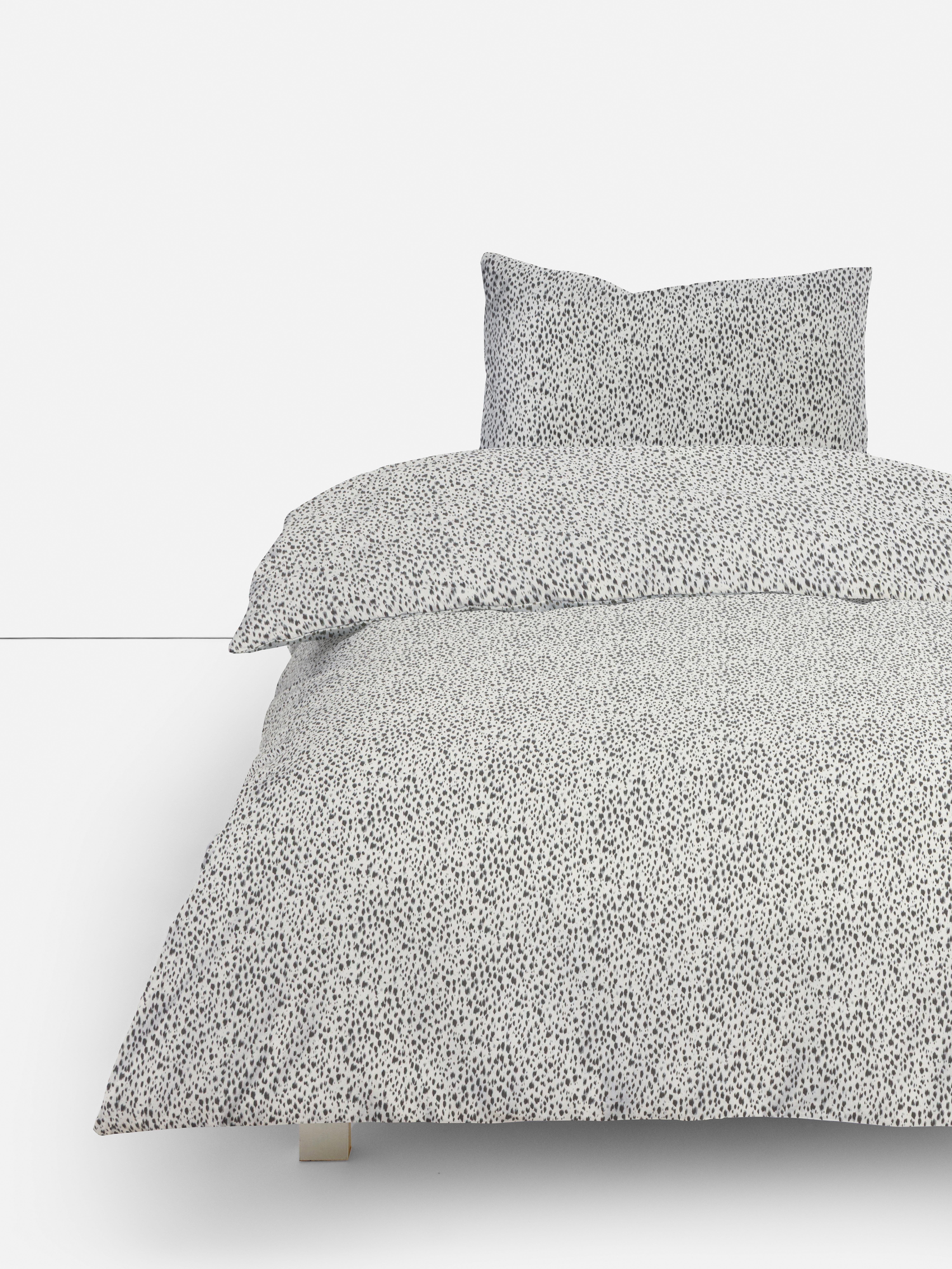 Animal Pattern Brushed Cotton Single Duvet Cover Set