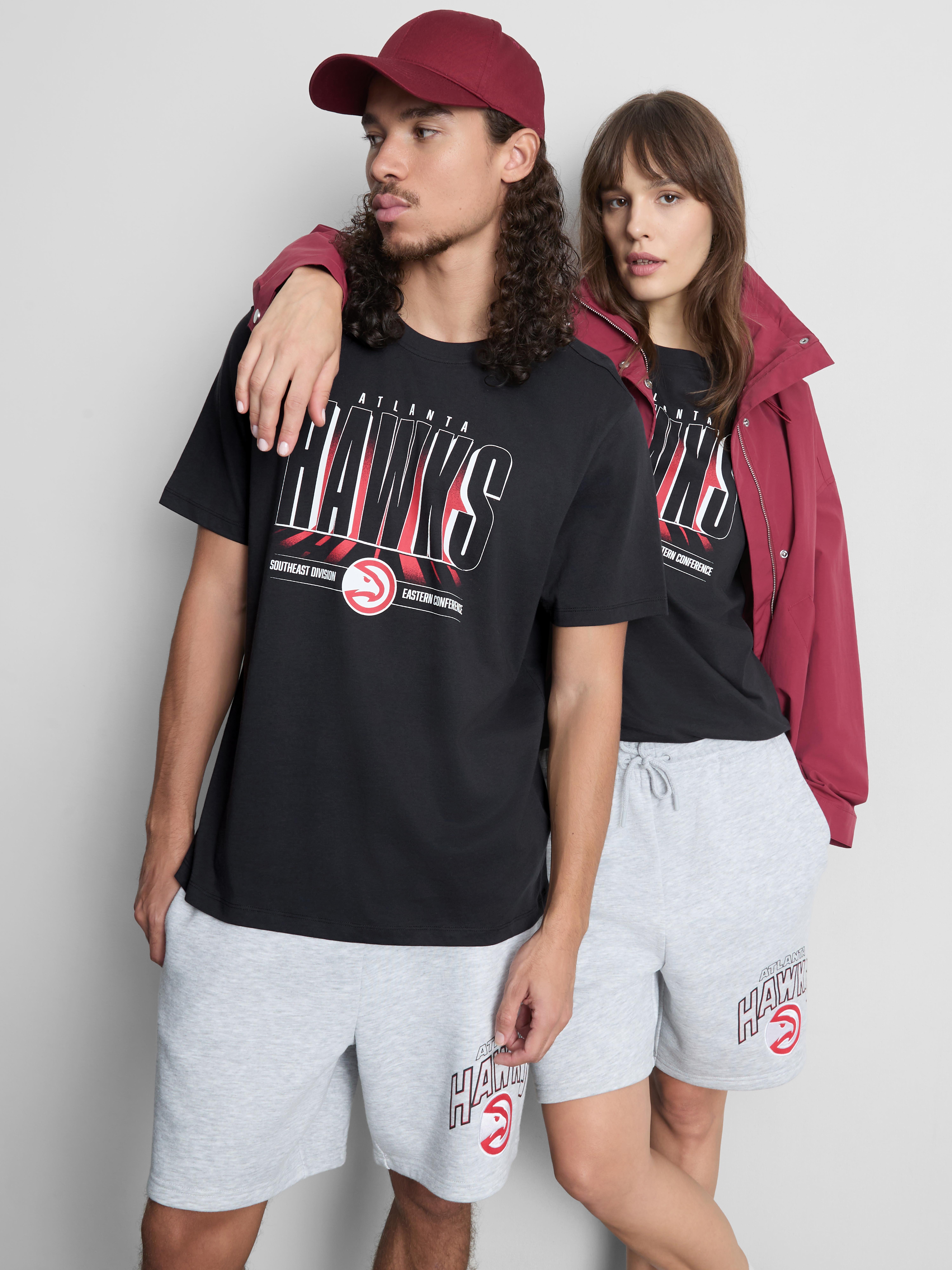 NBA Atlanta Hawks Pure Cotton Graphic T-Shirt