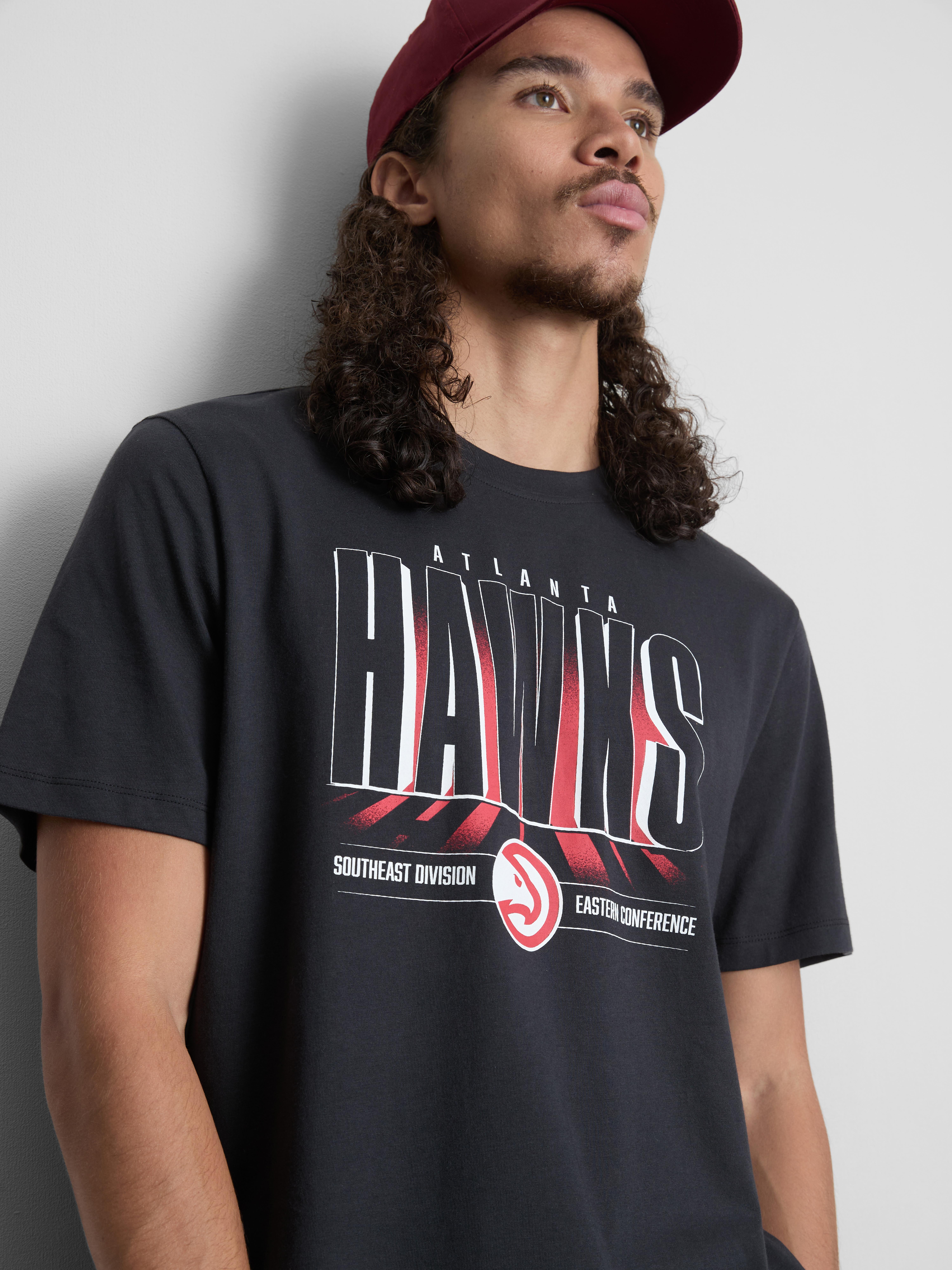 NBA Atlanta Hawks Pure Cotton Graphic T-Shirt