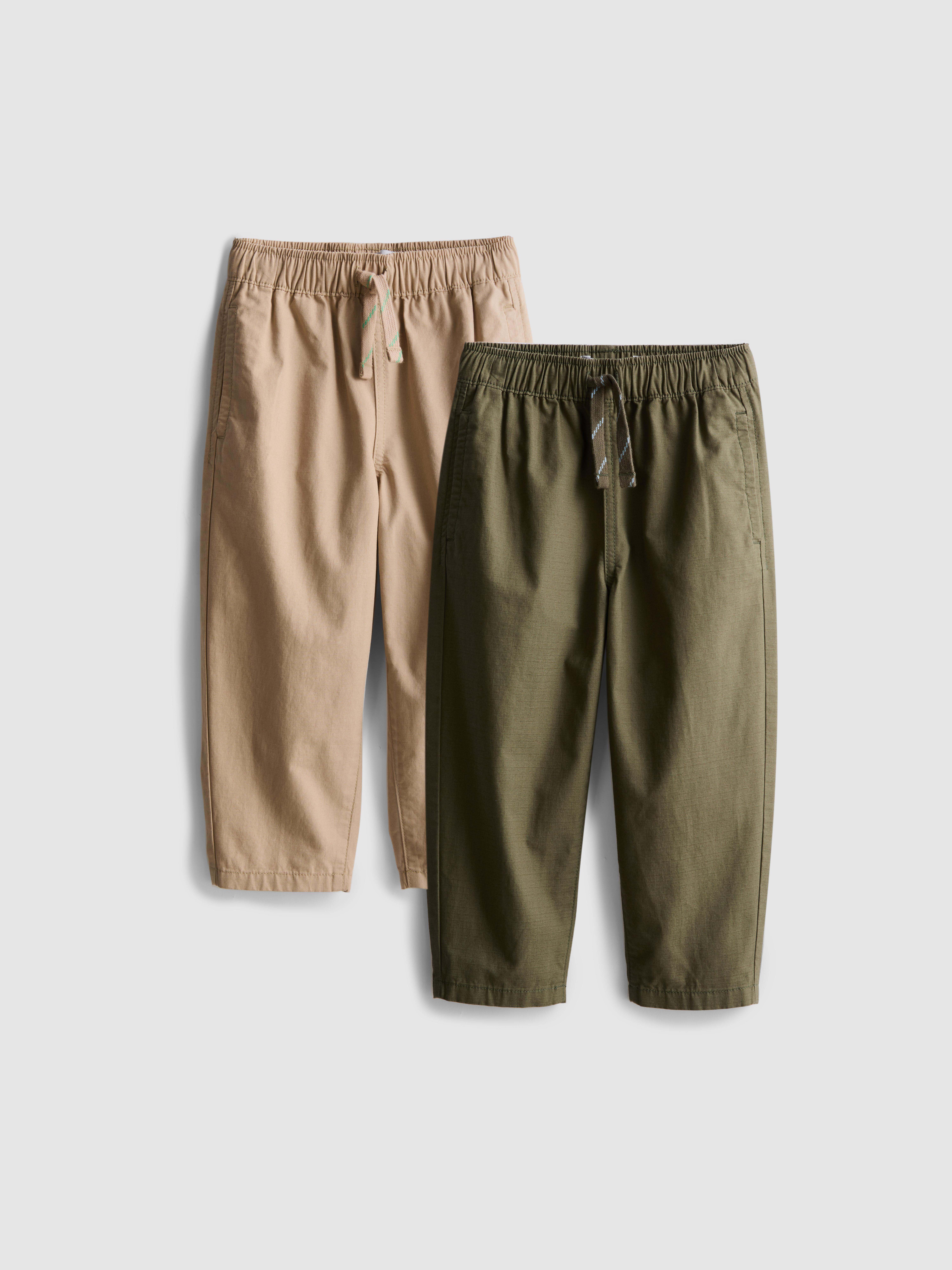 1-9yrs | 2pk Pure Cotton Pants