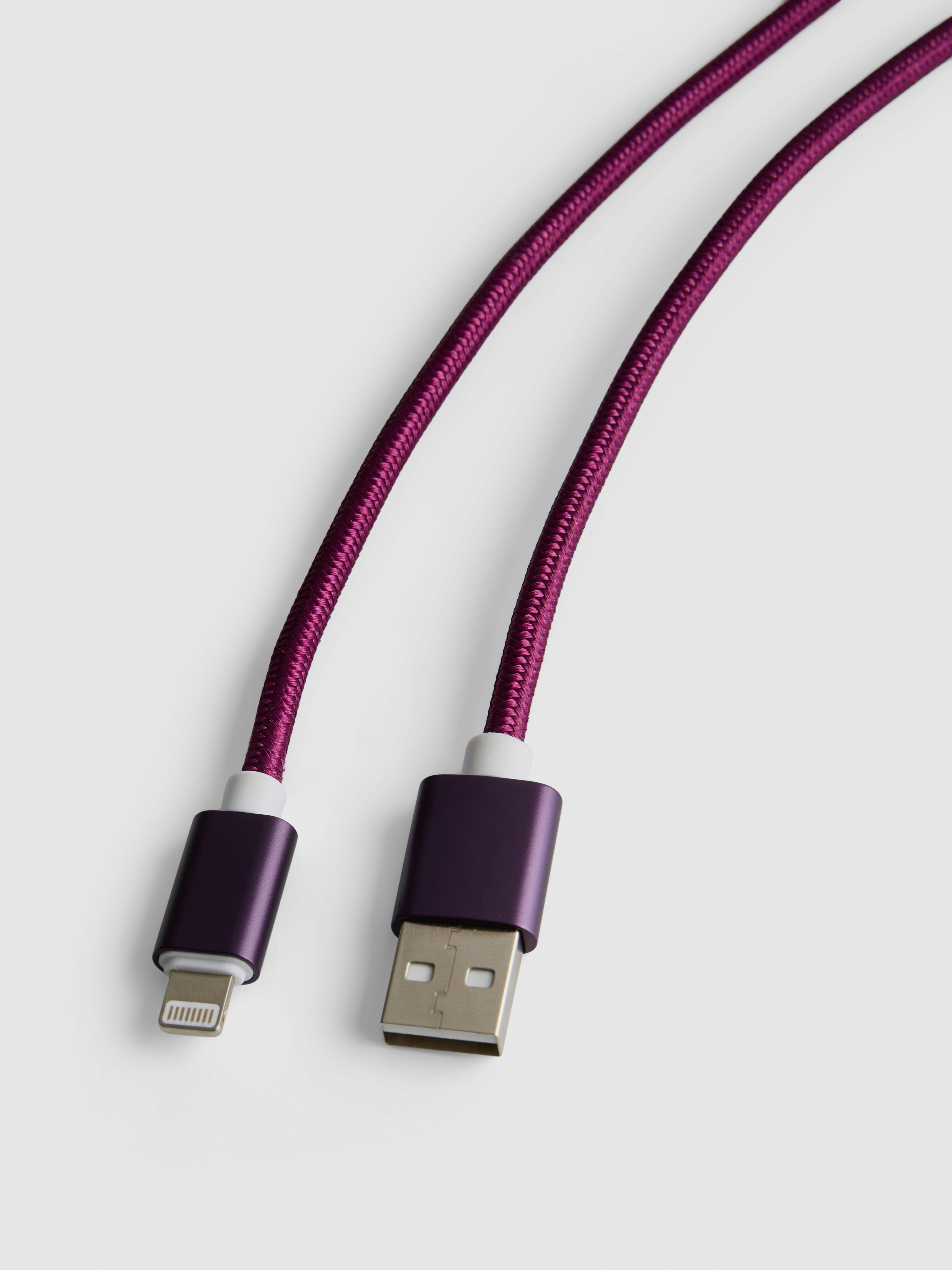 Câble tressé USB-A vers Lightning 2 m