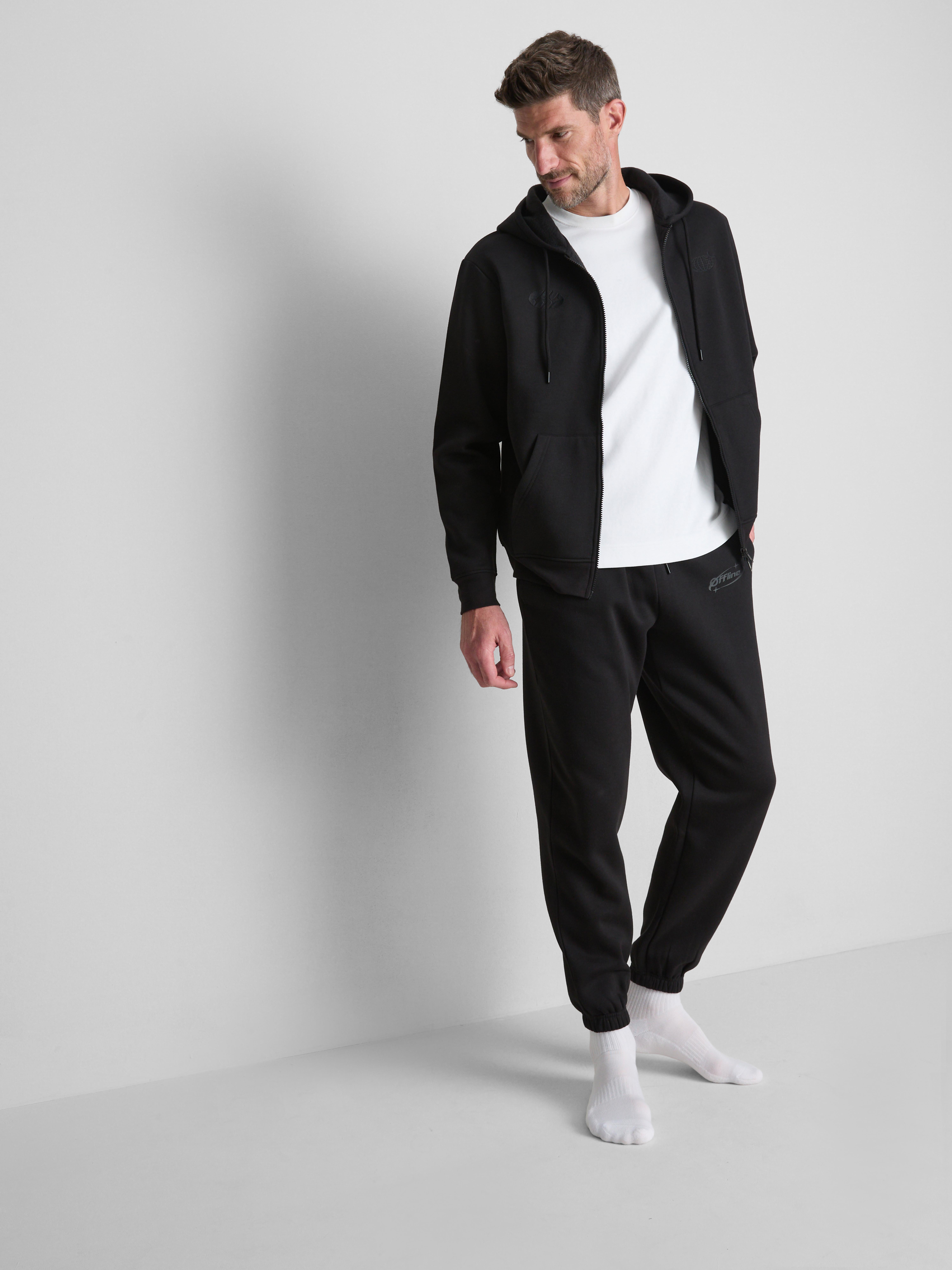 Graphic Zip-Through Hoodie