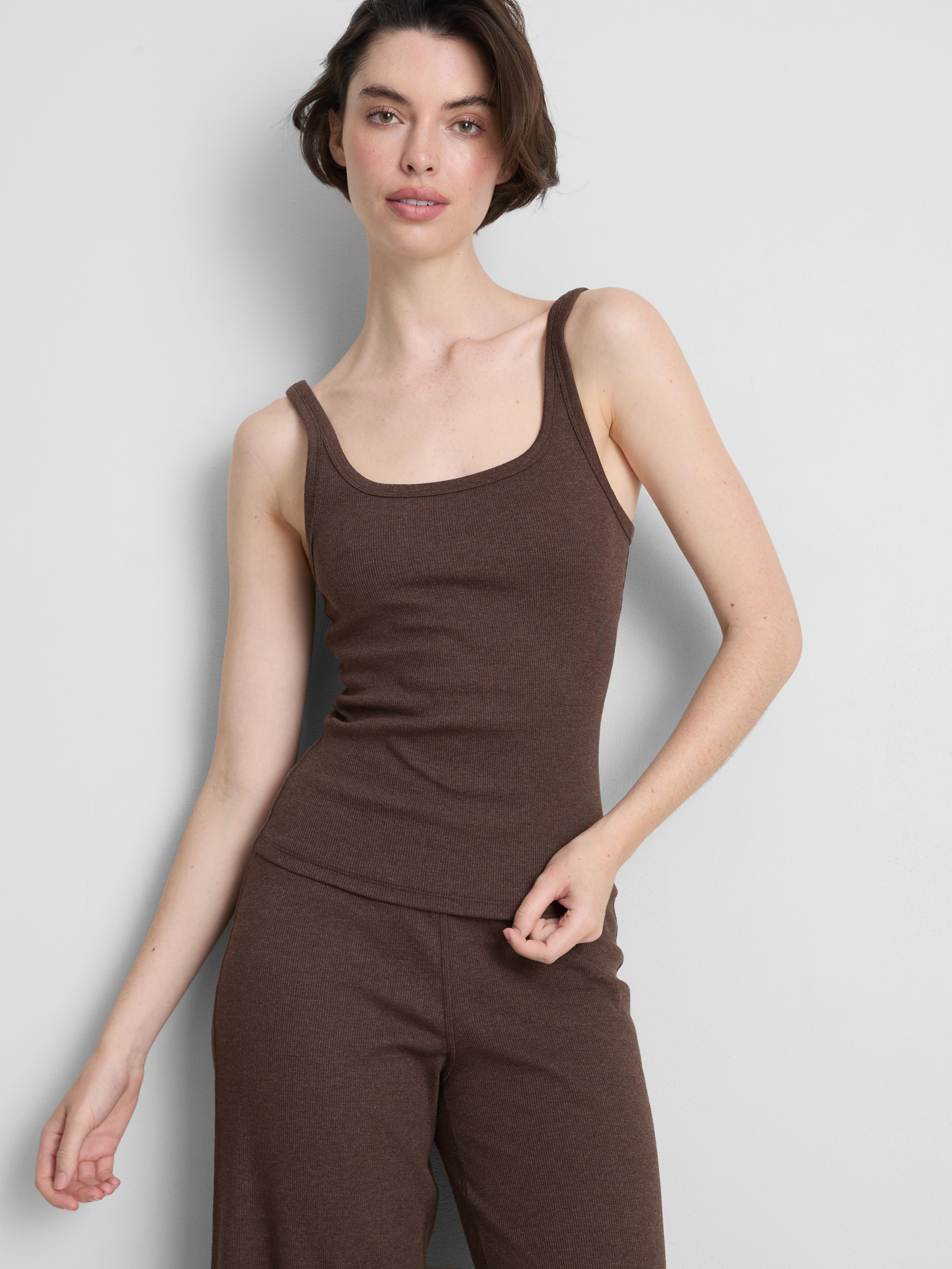 Cotton Rich Ribbed Tank Top