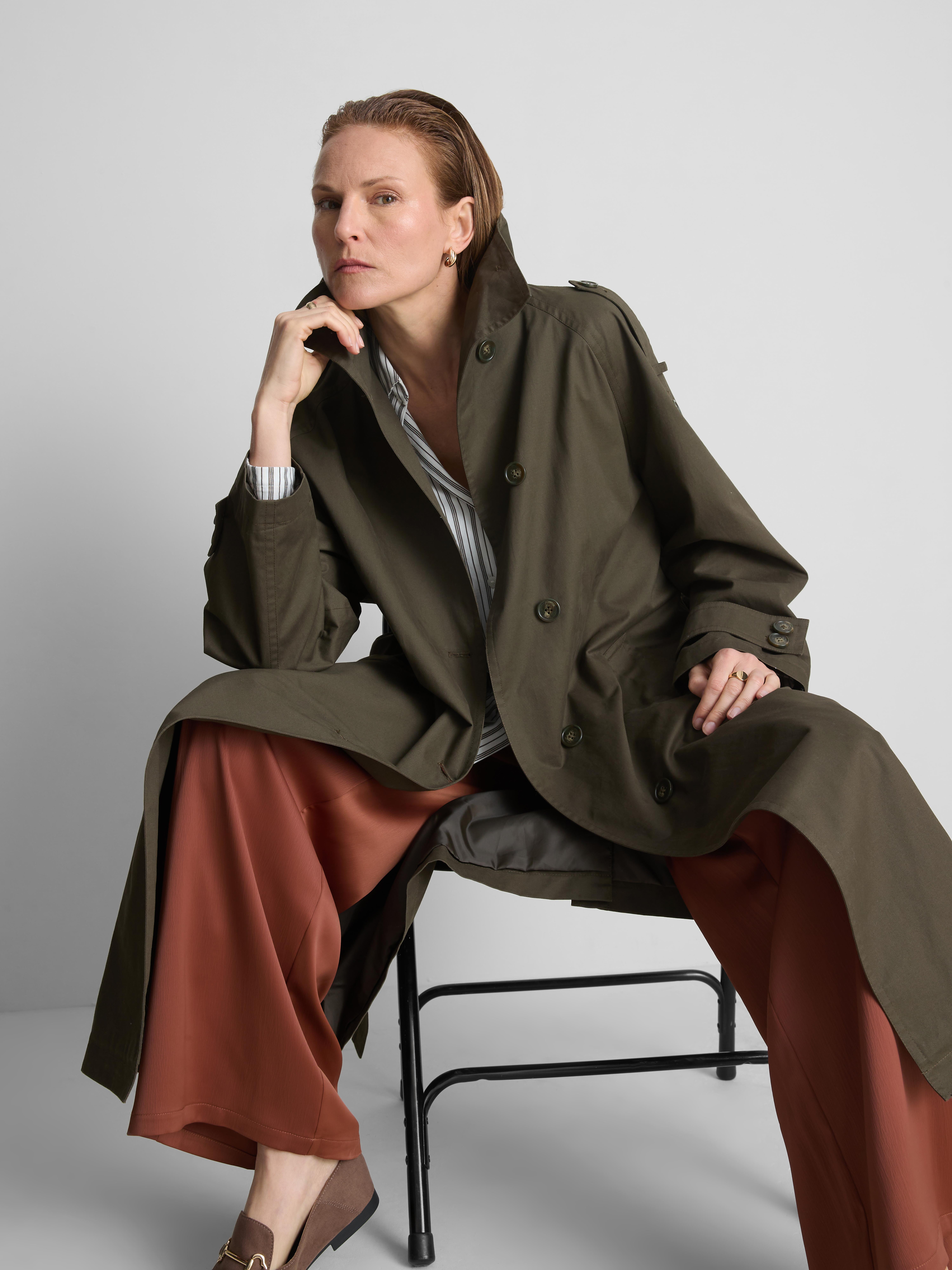 Heavyweight Woven Longline Rain Jacket