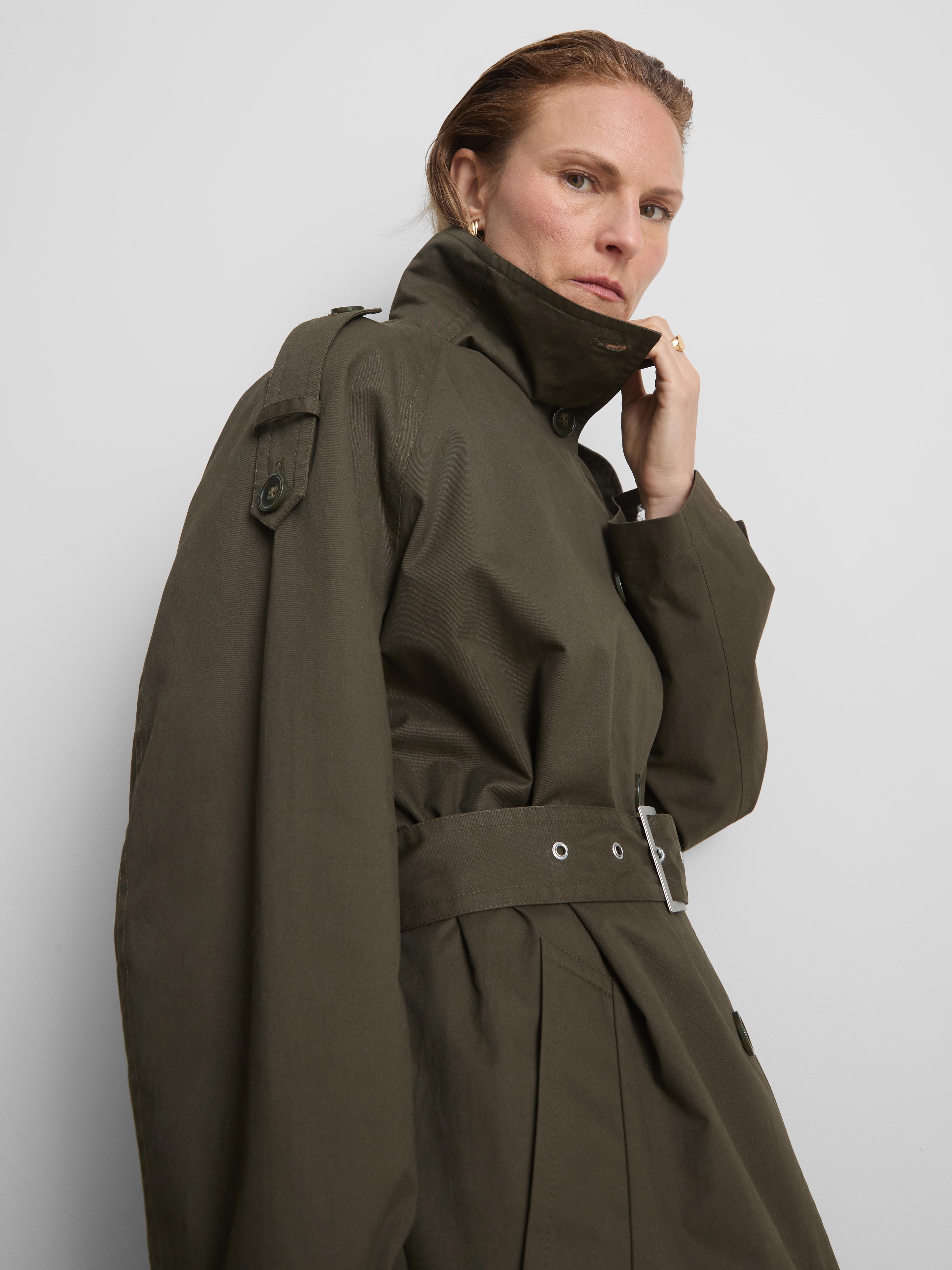 Heavyweight Woven Longline Rain Jacket